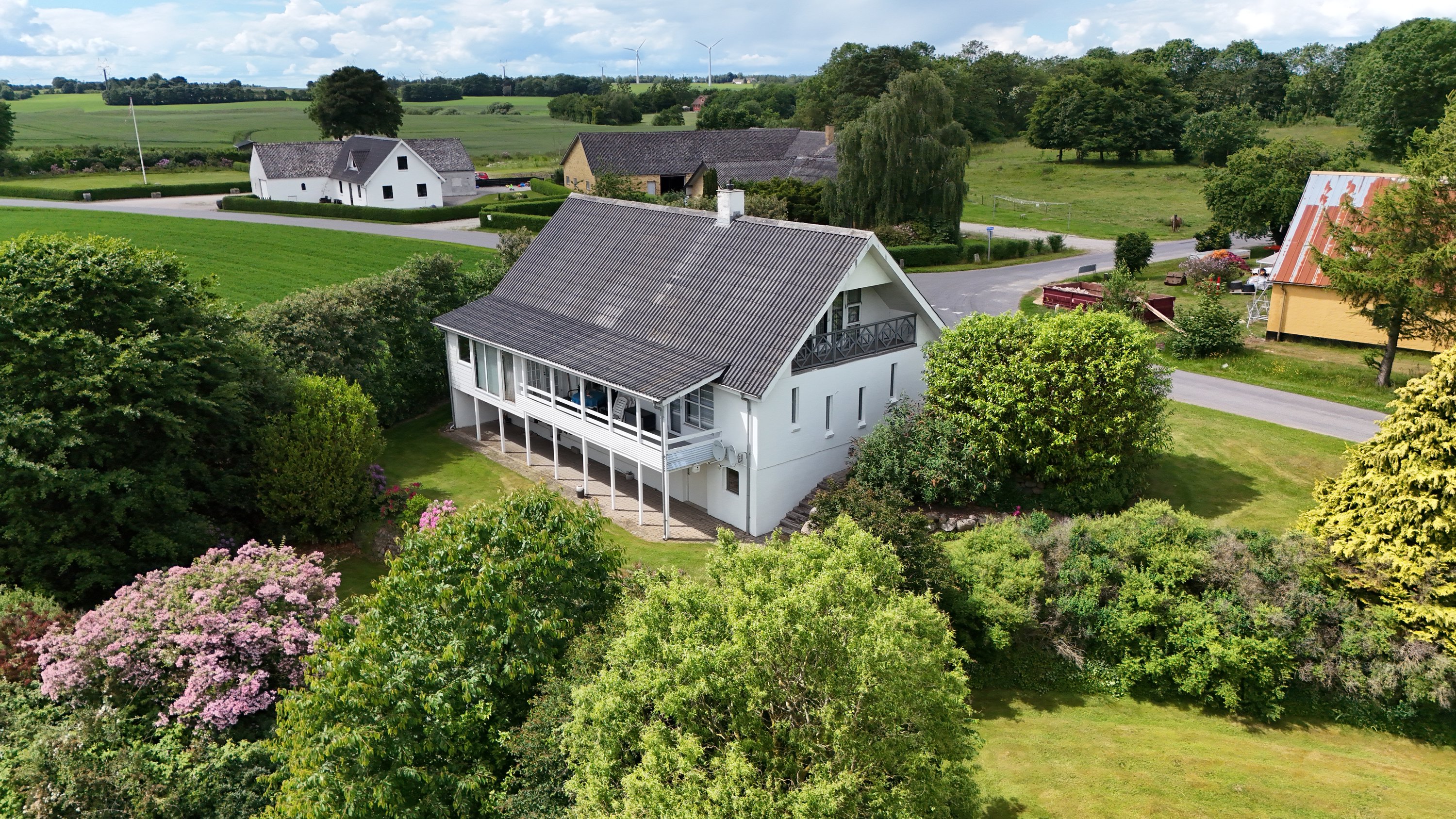 Fremhævet drone1 billede i fuldskærmstilstand. Billede af Nr Redsøvej 2, Redsø, 9500 Hobro