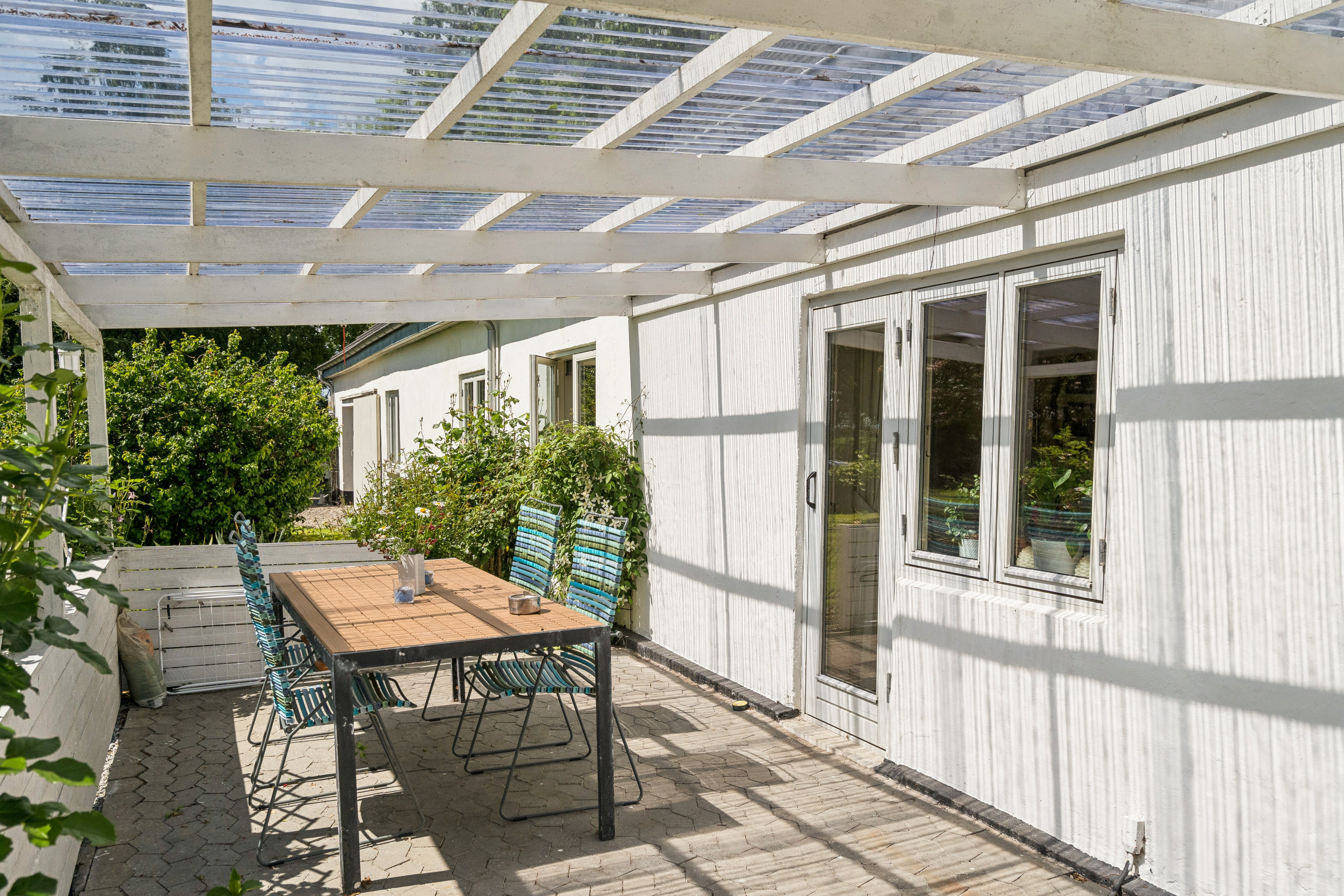 Fremhævet terrasse billede i fuldskærmstilstand. Billede af Rishøjvej 17, Enslev, 8983 Gjerlev J