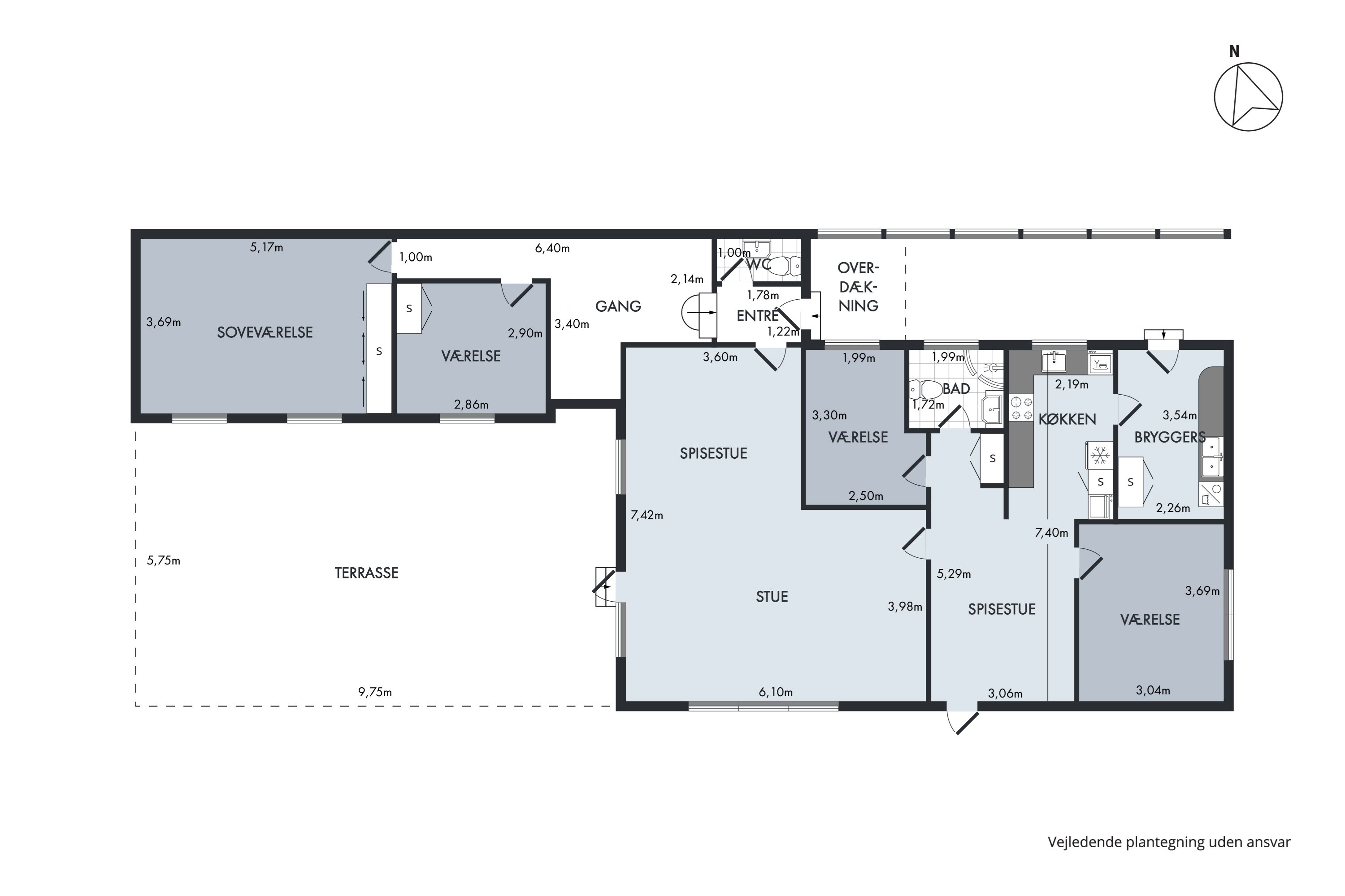 Plantegninger billede af Peder Skrams Vej 14, 9900 Frederikshavn