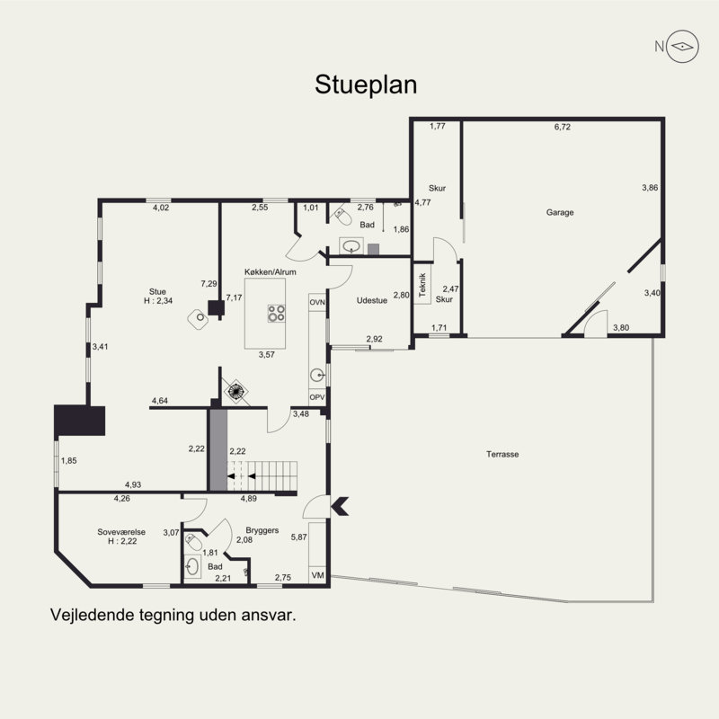 Plantegninger billede af Kliplev Hovedgade 15, Kliplev, 6200 Aabenraa