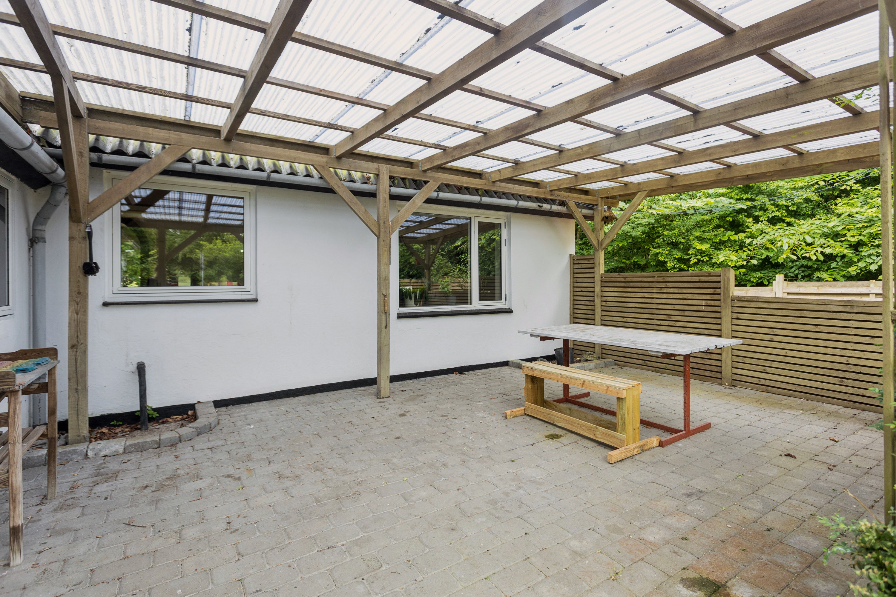 Fremhævet terrasse billede i fuldskærmstilstand. Billede af Vilsgårdsmark 11, Mollerup, 7900 Nykøbing M
