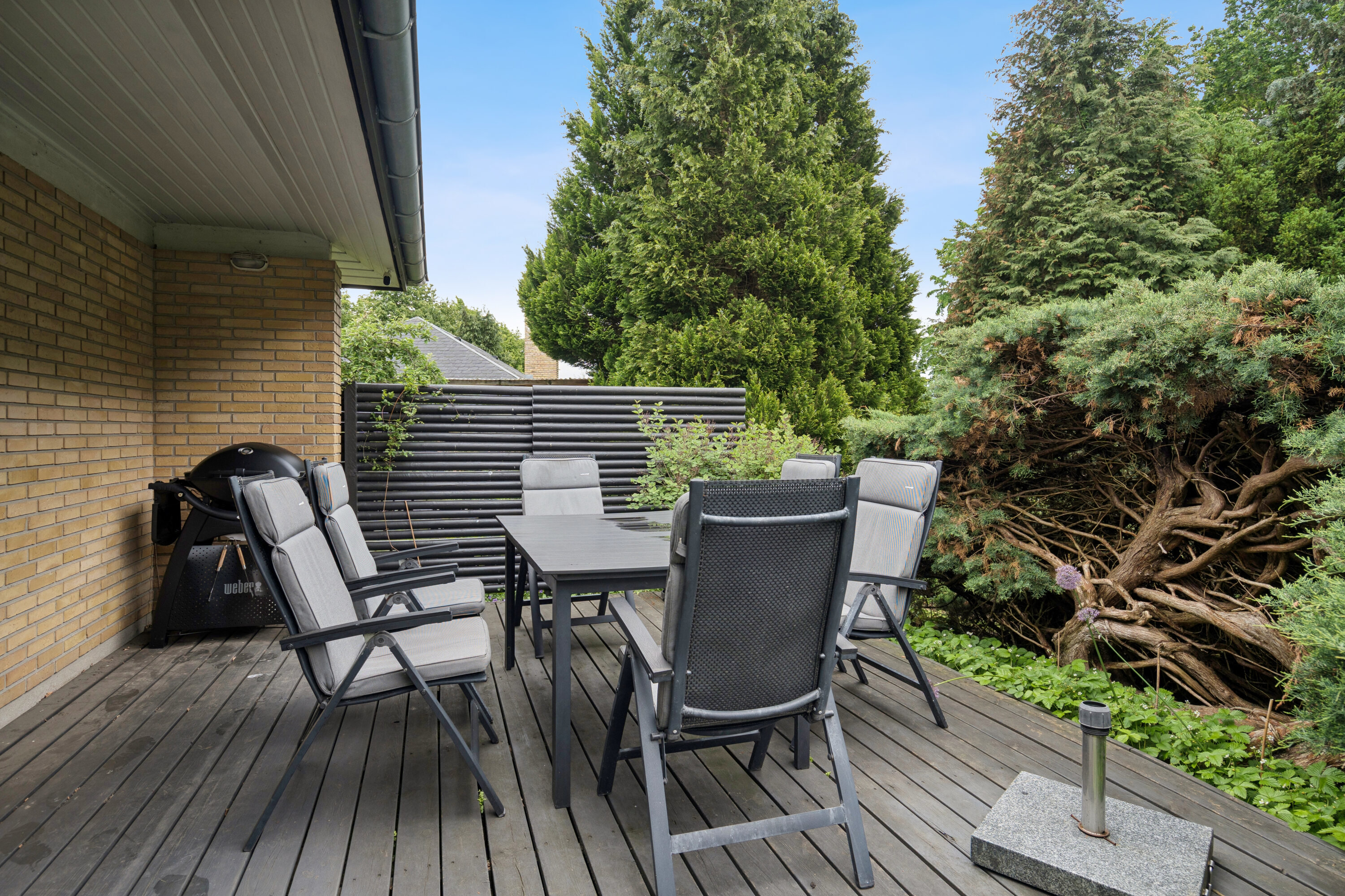 Fremhævet terrasse billede i fuldskærmstilstand. Billede af Ridefogedvej 3, Hasseris, 9000 Aalborg
