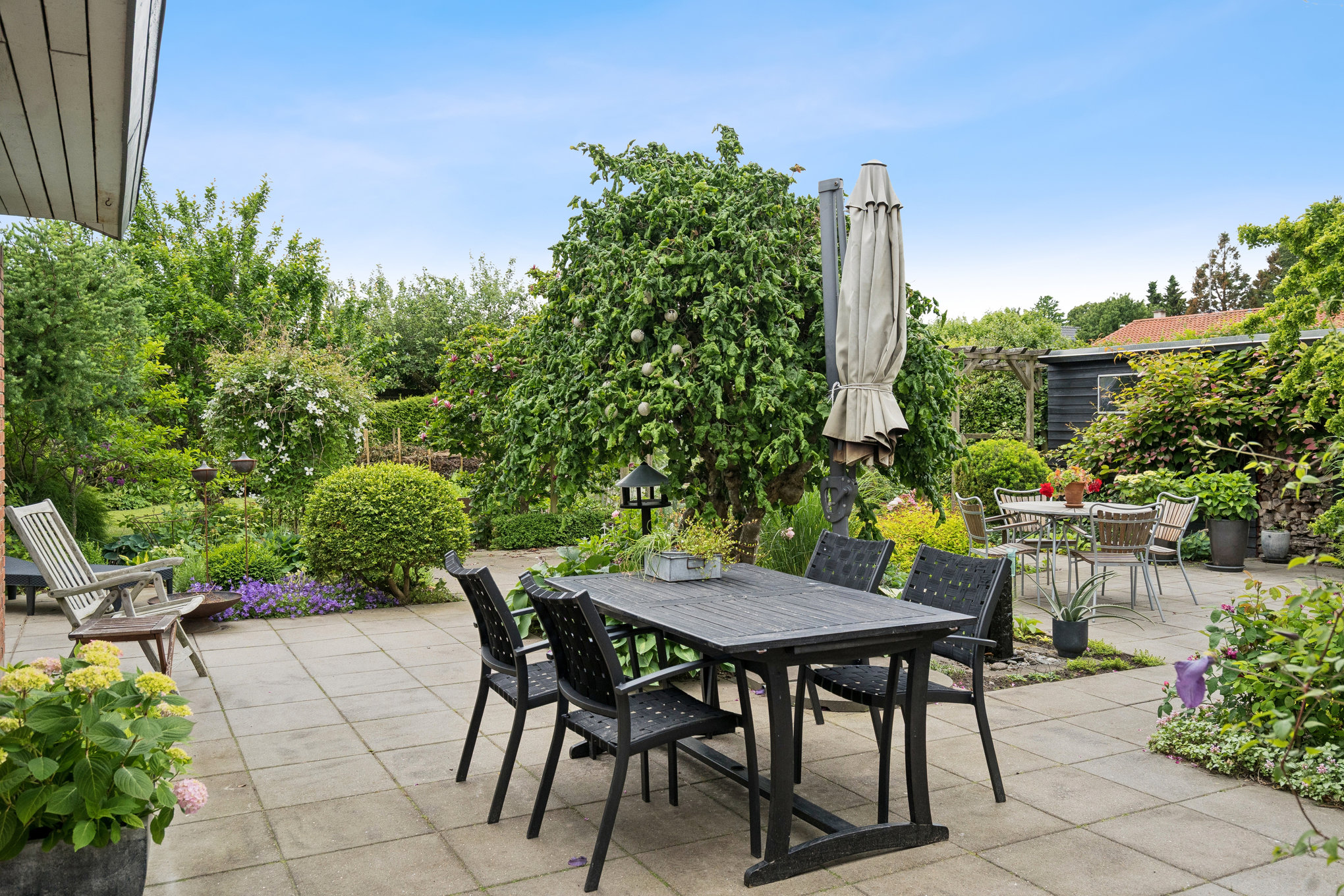 Fremhævet terrasse billede i fuldskærmstilstand. Billede af Wennerbergsvej 9, Over Hornbæk, 8920 Randers NV
