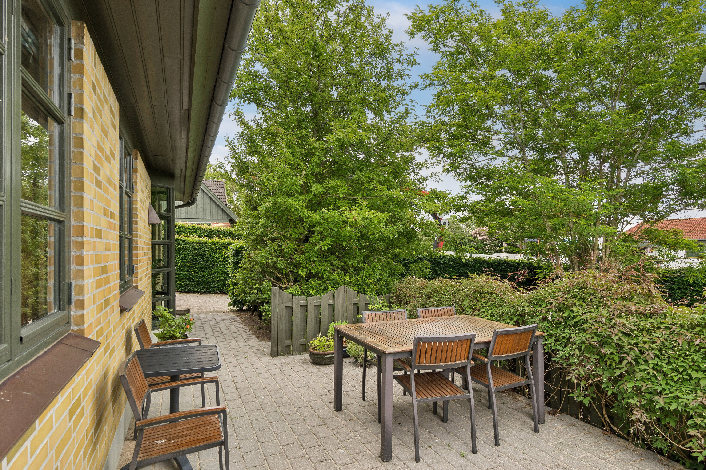 Fremhævet overdækket terrasse billede i fuldskærmstilstand. Billede af Fjordhaven 7, 4560 Vig