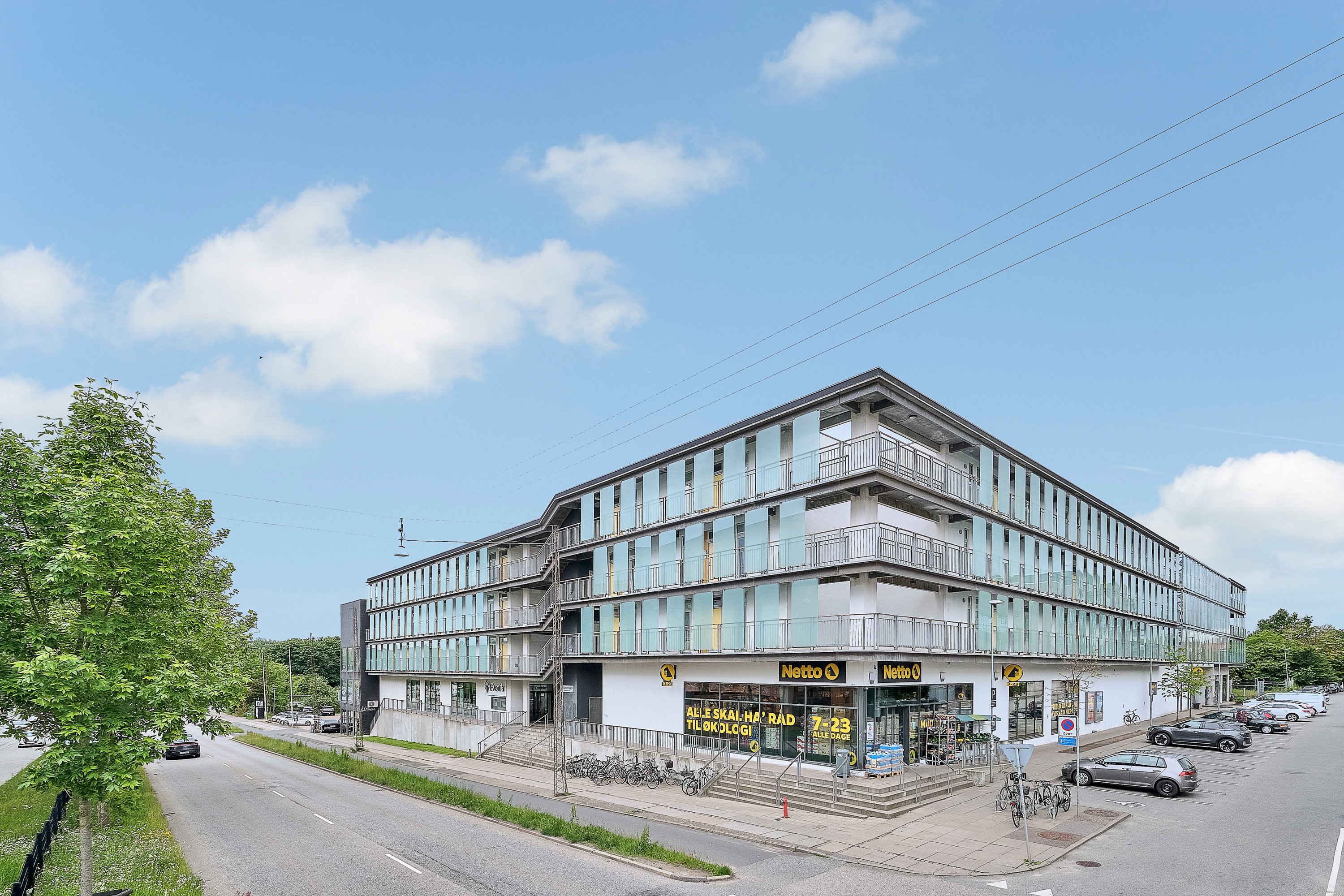 Fremhævet facade billede i fuldskærmstilstand. Billede af Finderupvej 5, 3. 6., 8000 Aarhus C
