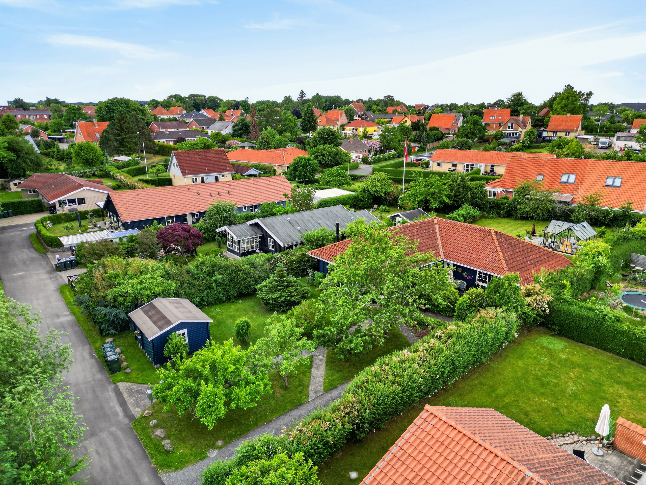 Fremhævet luftfoto billede i fuldskærmstilstand. Billede af Fejøvej 23, 4500 Nykøbing Sj