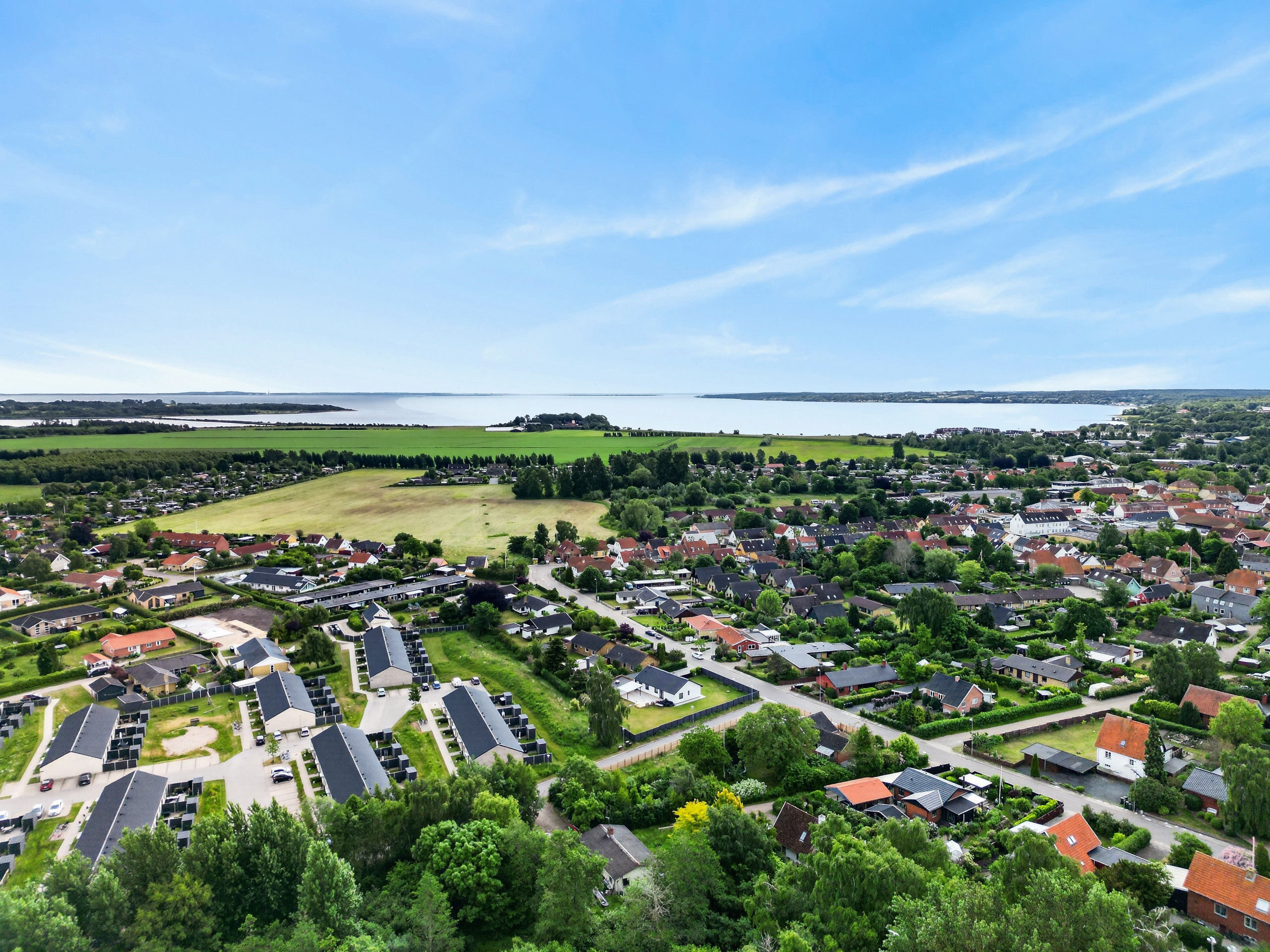 Fremhævet luftfoto billede i fuldskærmstilstand. Billede af Fejøvej 23, 4500 Nykøbing Sj