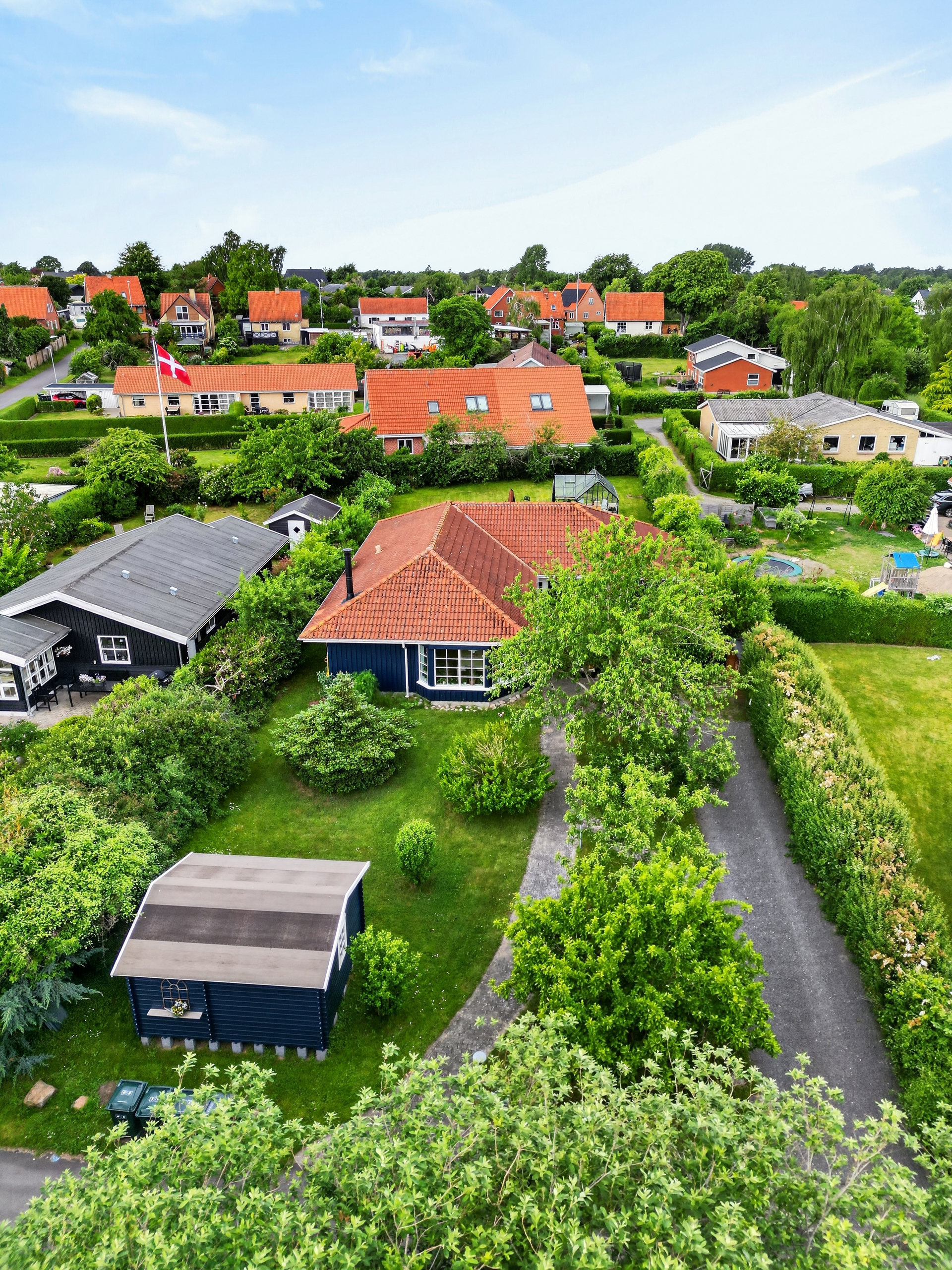 Fremhævet luftfoto billede i fuldskærmstilstand. Billede af Fejøvej 23, 4500 Nykøbing Sj