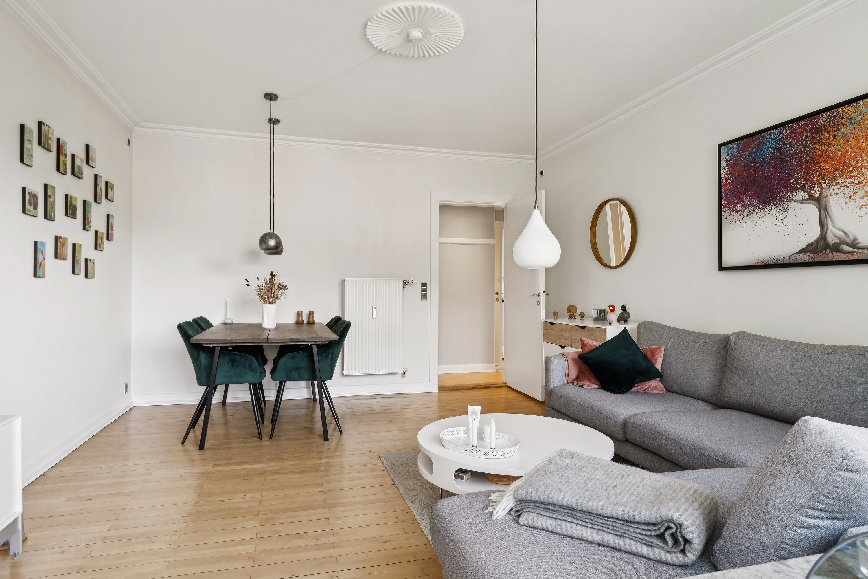 Fremhævet stue billede i fuldskærmstilstand. Billede af Tværvej 2, 1. th., 2600 Glostrup