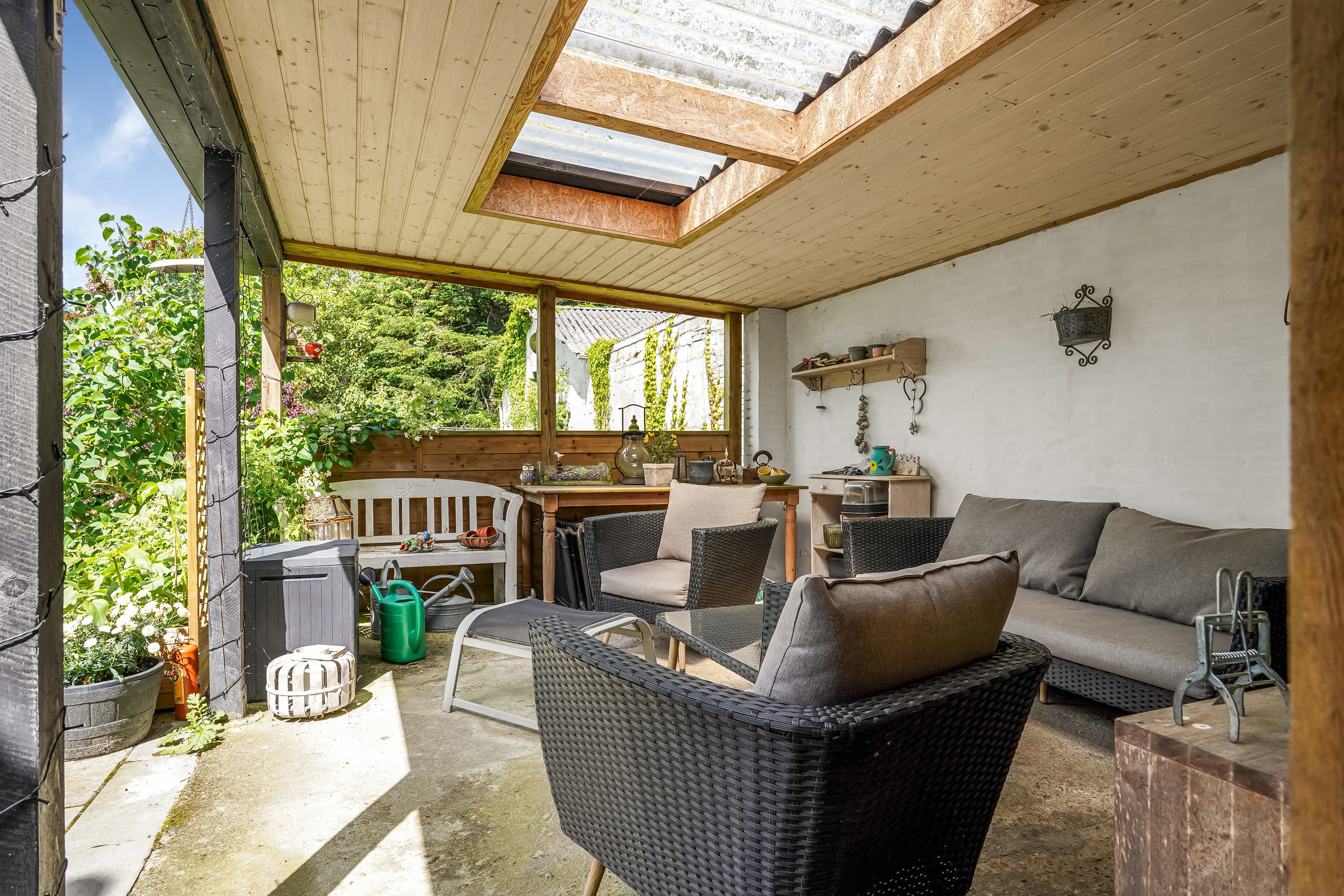 Fremhævet terrasse billede i fuldskærmstilstand. Billede af Vejlevej 5, Ølholm, 7160 Tørring