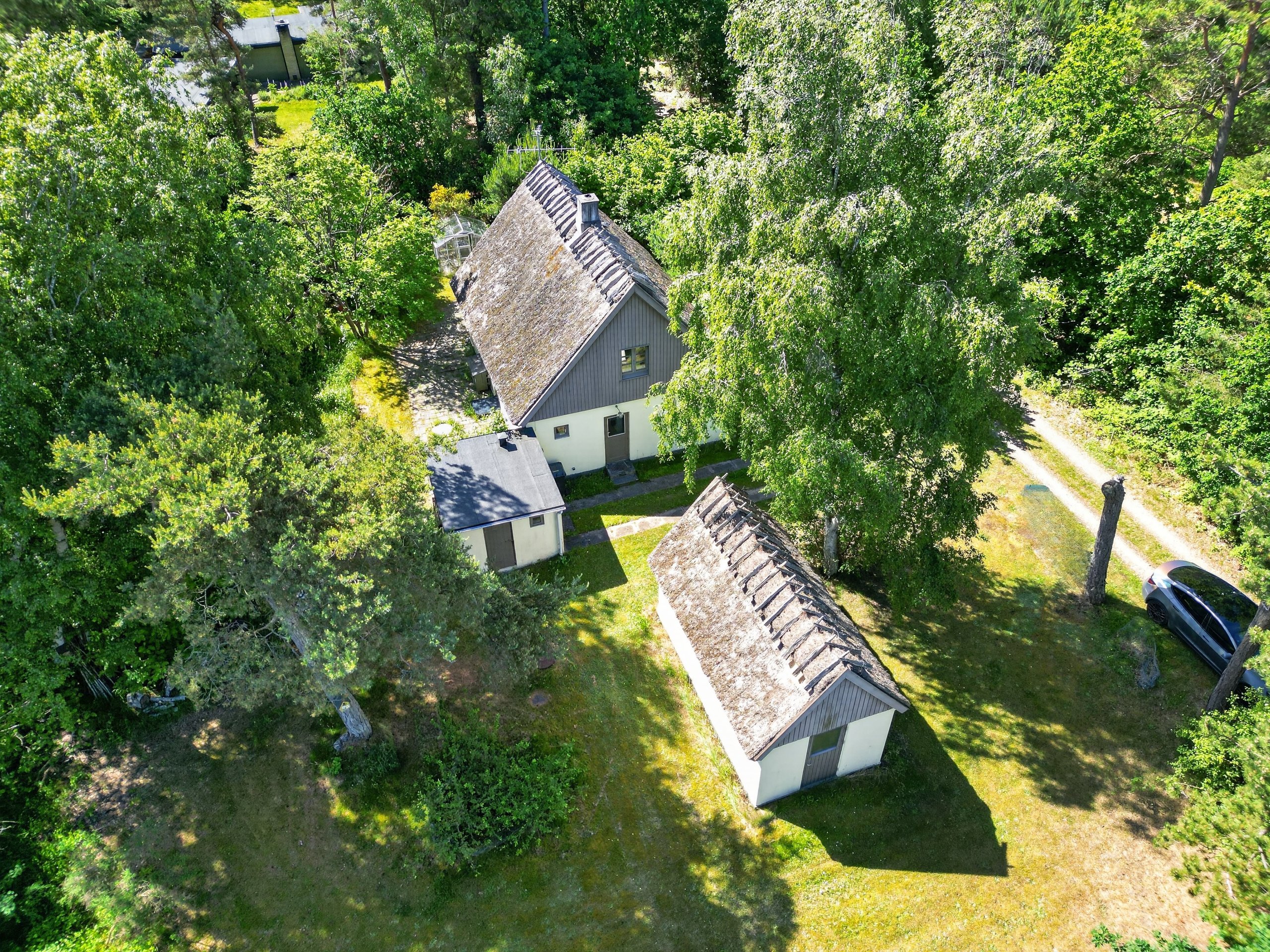 Fremhævet luftfoto billede i fuldskærmstilstand. Billede af Hans Nielsensvej 6, Lumsås, 4500 Nykøbing Sj