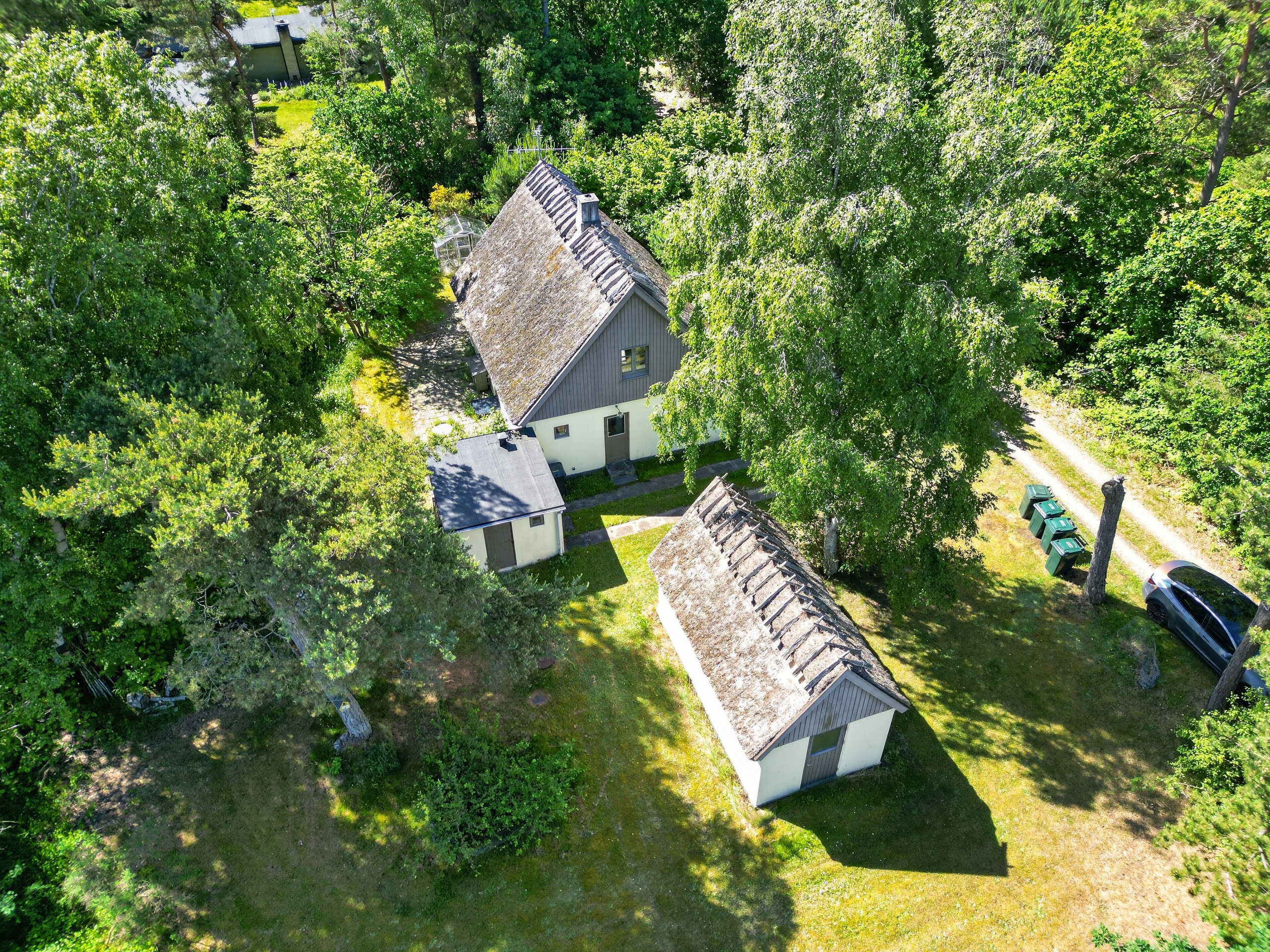 Fremhævet luftfoto billede i fuldskærmstilstand. Billede af Hans Nielsensvej 6, Lumsås, 4500 Nykøbing Sj