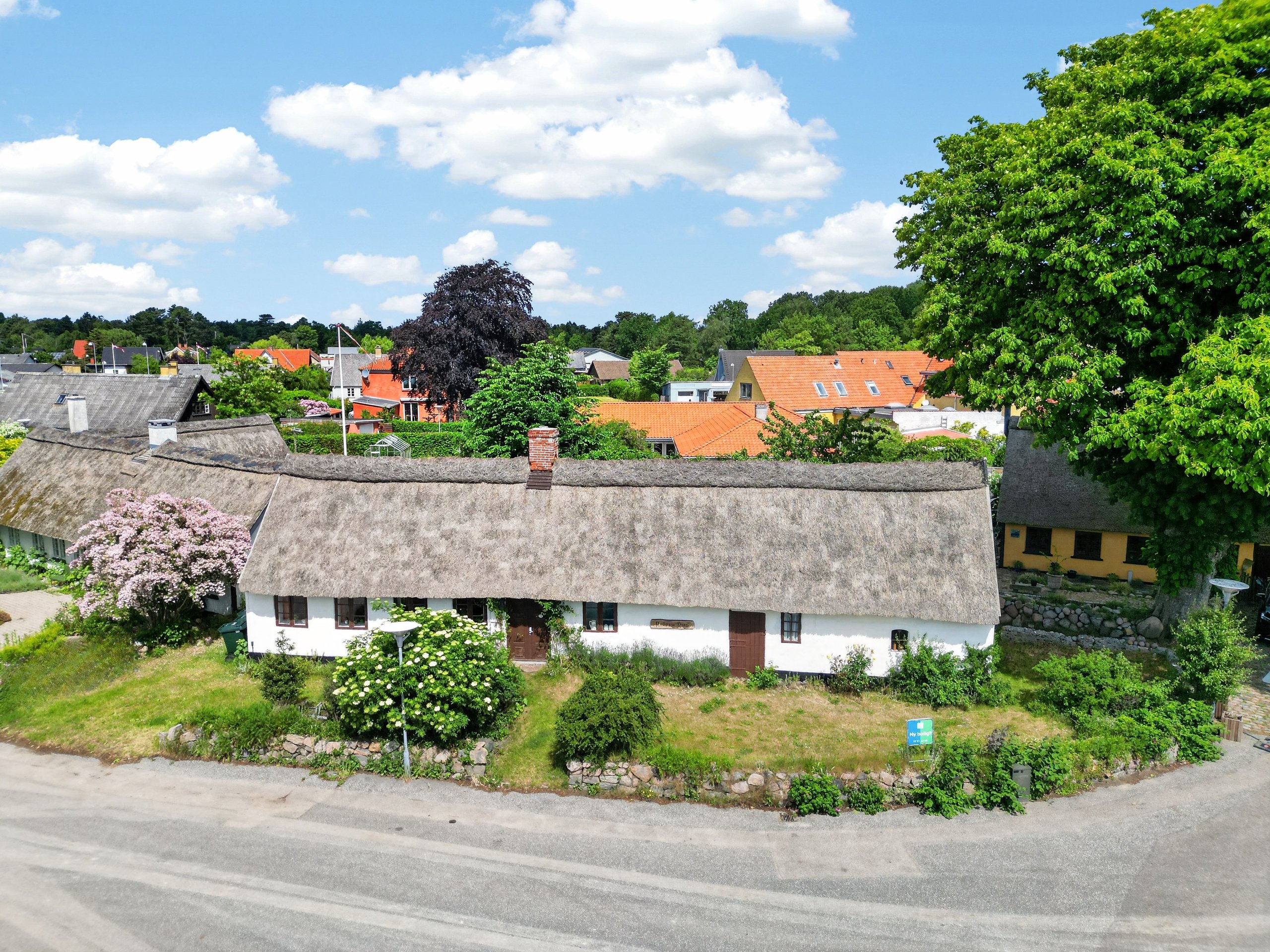 Fremhævet luftfoto billede i fuldskærmstilstand. Billede af Smedestræde 8, 4581 Rørvig