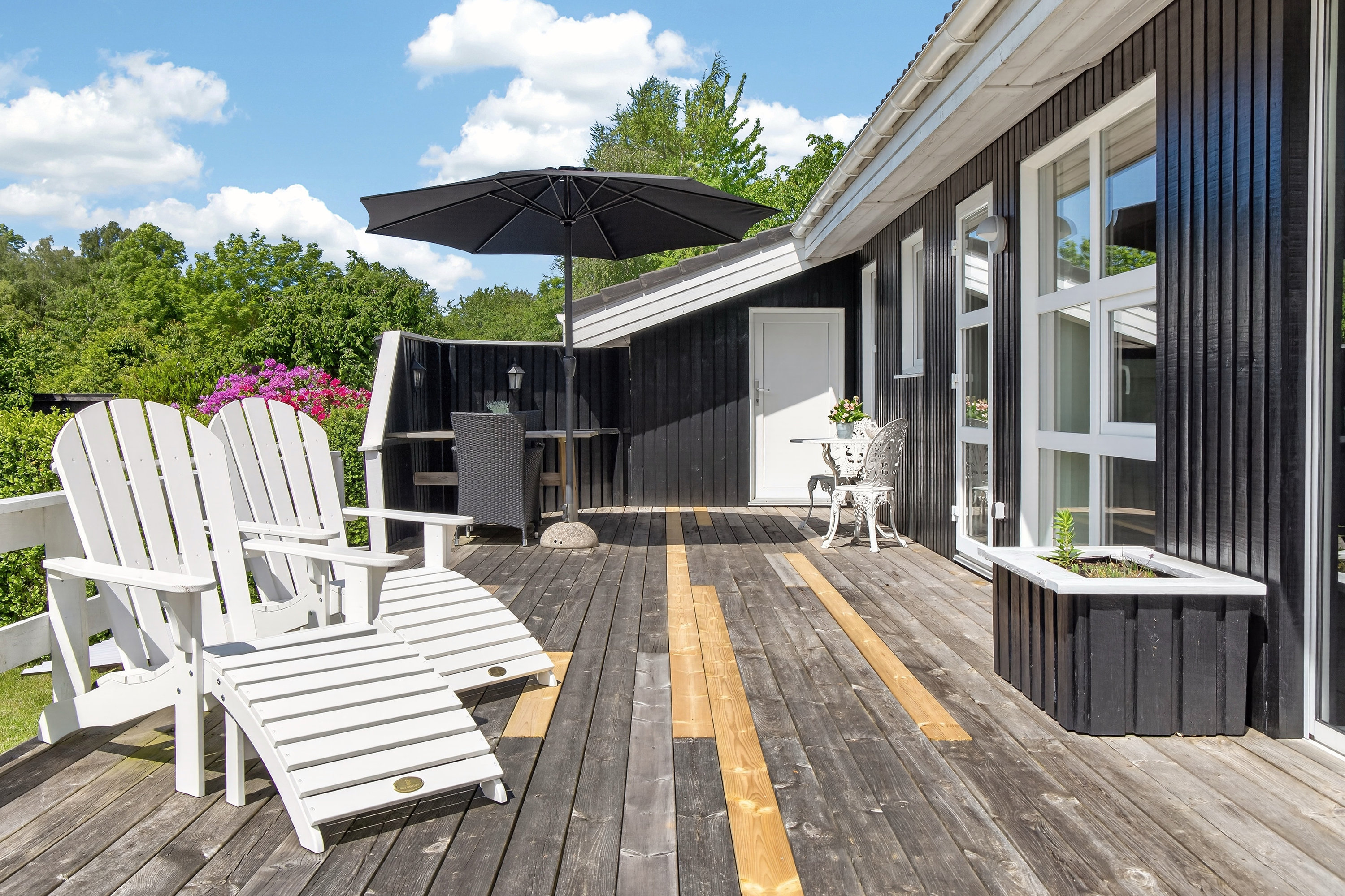 Fremhævet terrasse billede i fuldskærmstilstand. Billede af Agerkær 29, Udsholt, 3250 Gilleleje