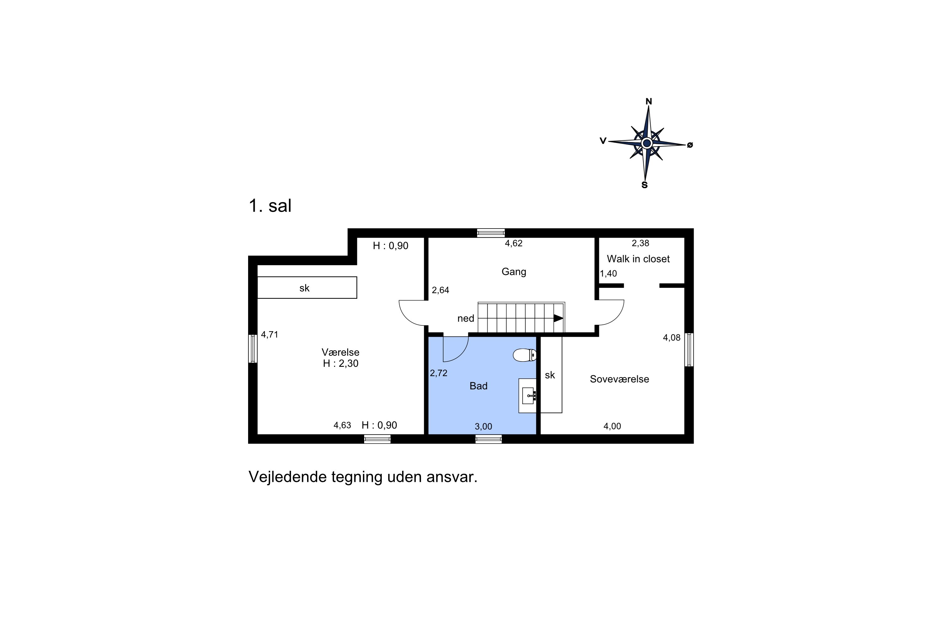 Plantegninger billede af Viborgvej 68, Kvorning, 8830 Tjele