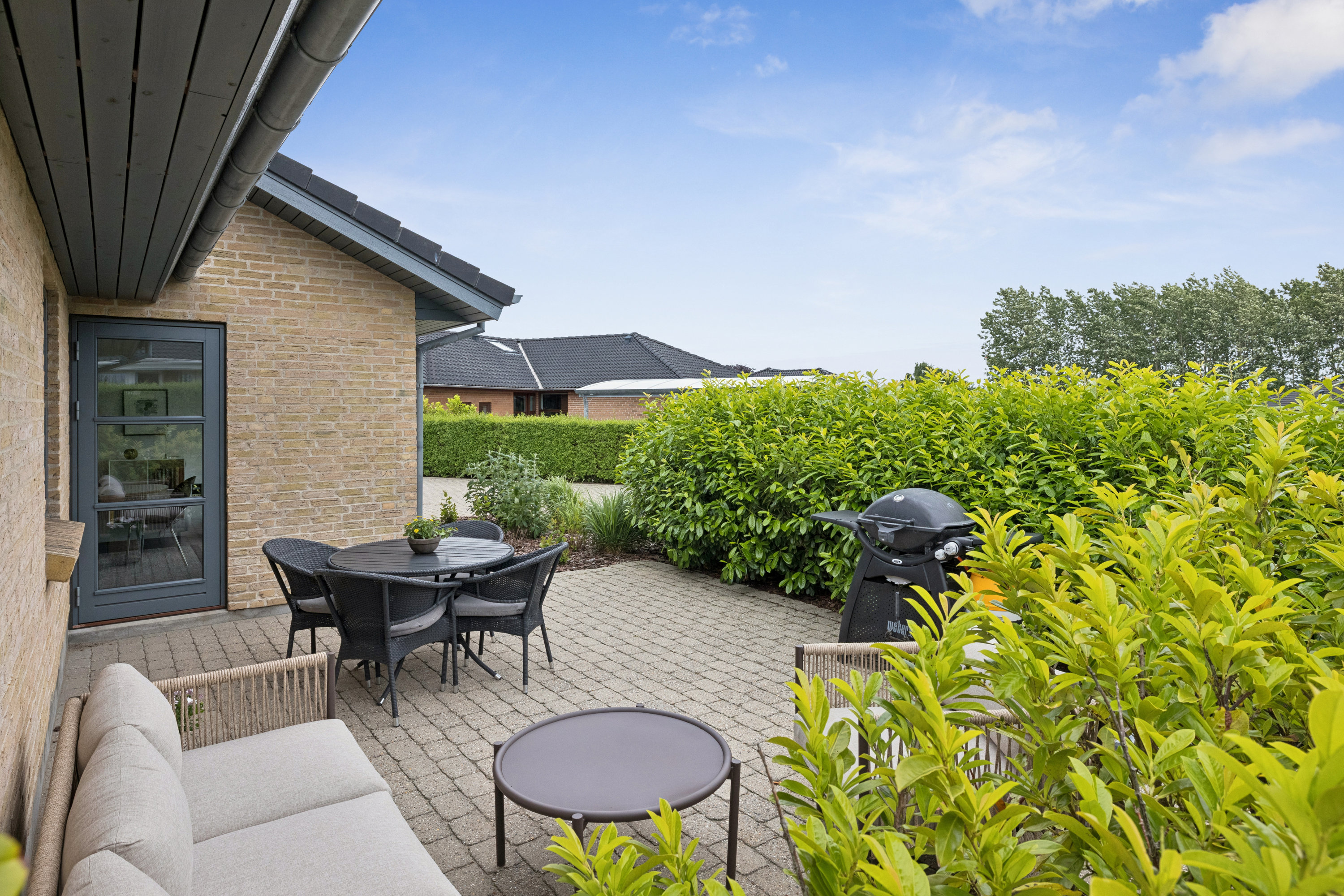 Fremhævet terrasse billede i fuldskærmstilstand. Billede af Skaglen 15, 8800 Viborg