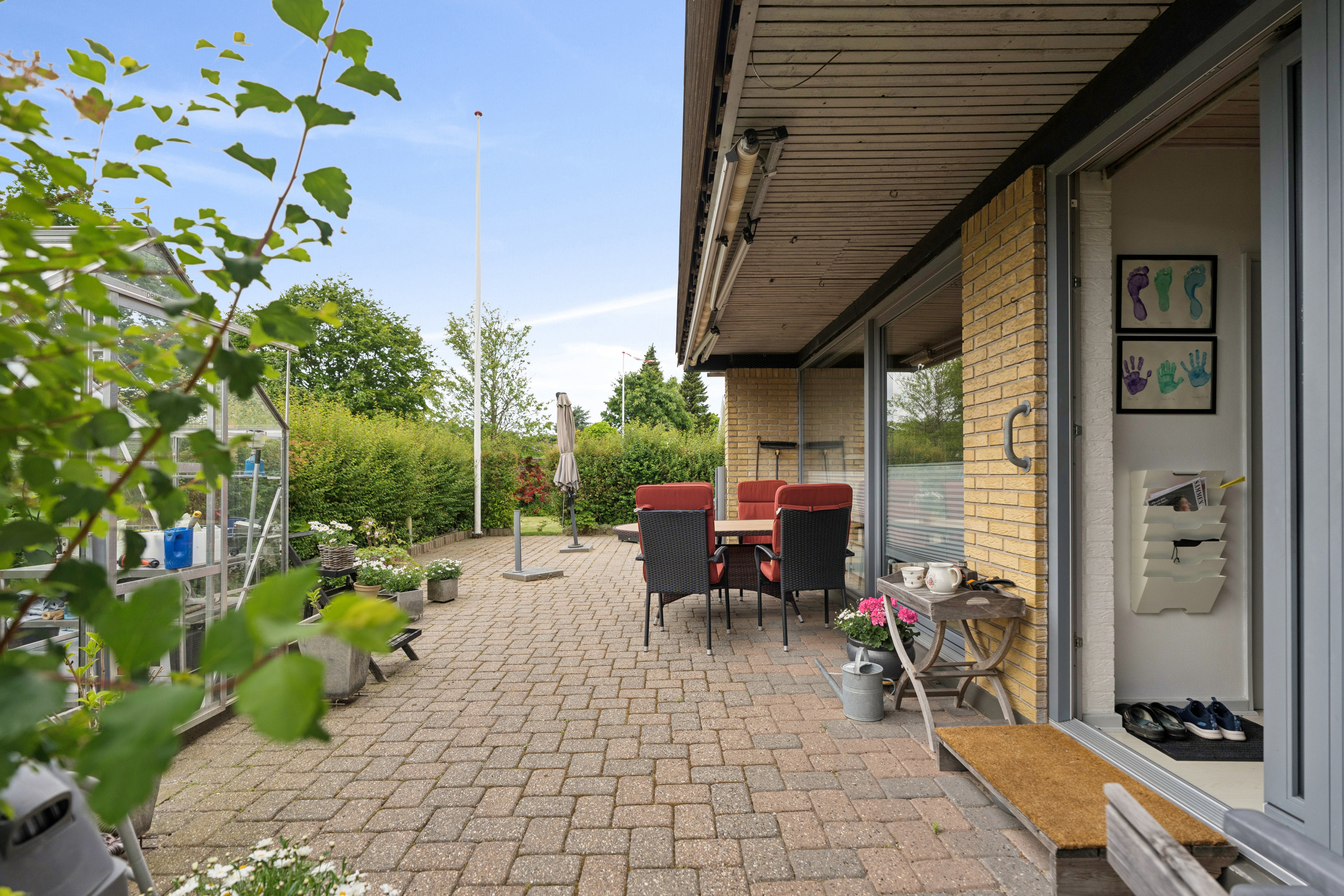 Fremhævet terrasse billede i fuldskærmstilstand. Billede af Enemærket 6, 8240 Risskov