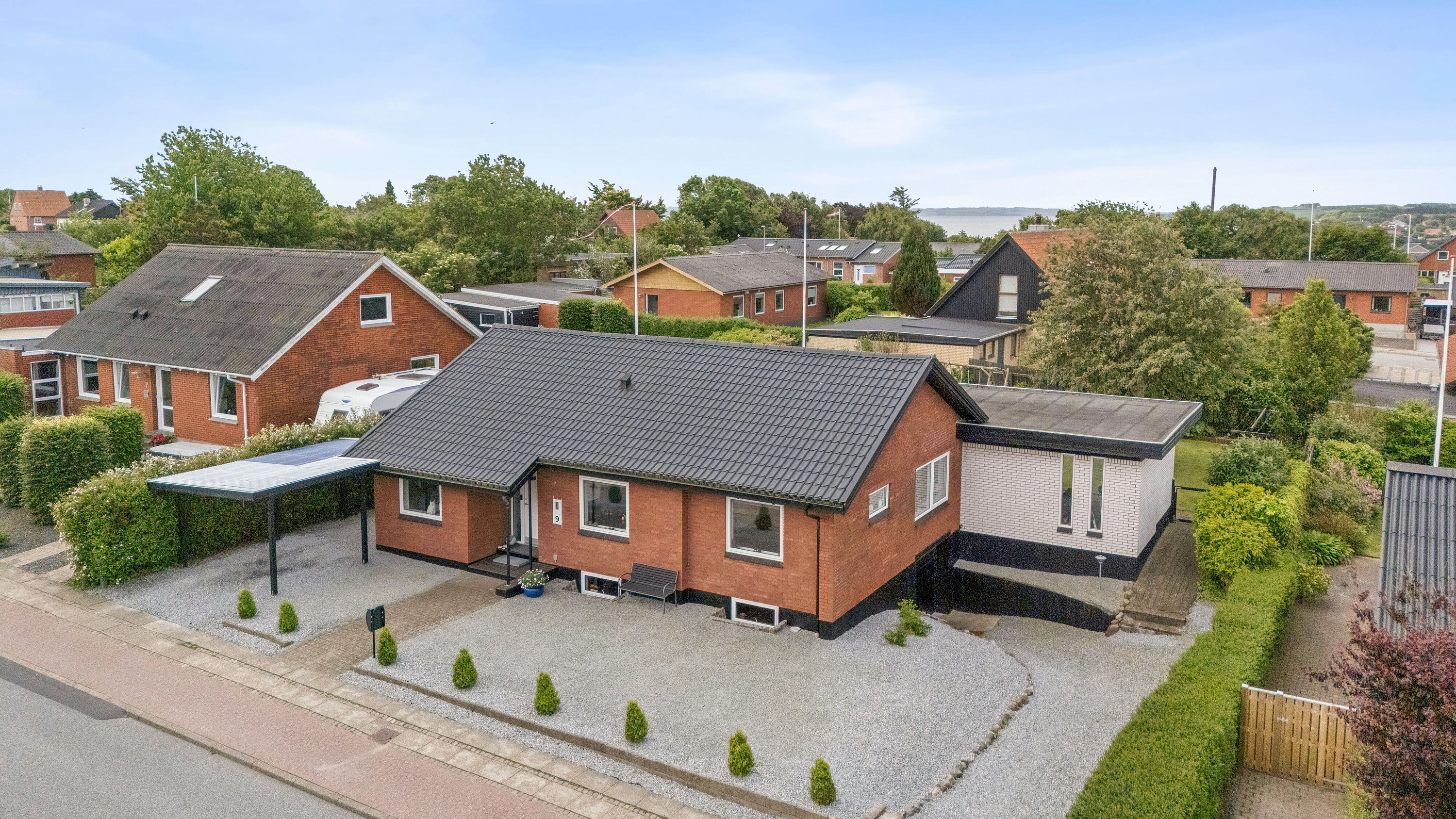 Fremhævet set fra vejen billede i fuldskærmstilstand. Billede af Thorstedvej 9, Tingstrup, 7700 Thisted