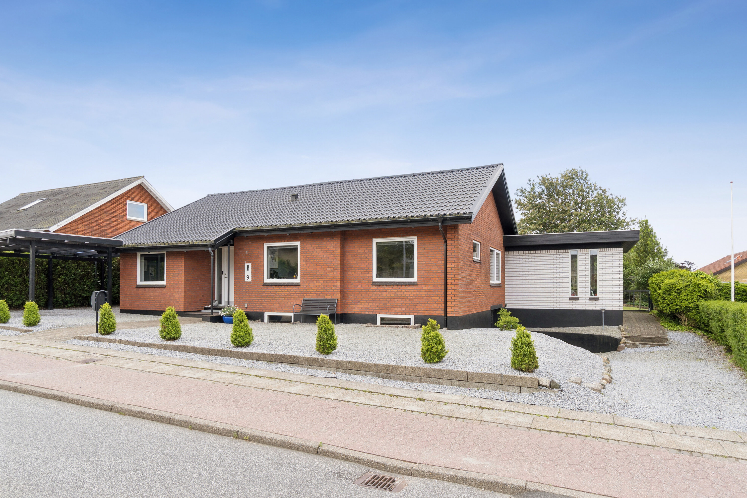 Fremhævet set fra vejen billede i fuldskærmstilstand. Billede af Thorstedvej 9, Tingstrup, 7700 Thisted