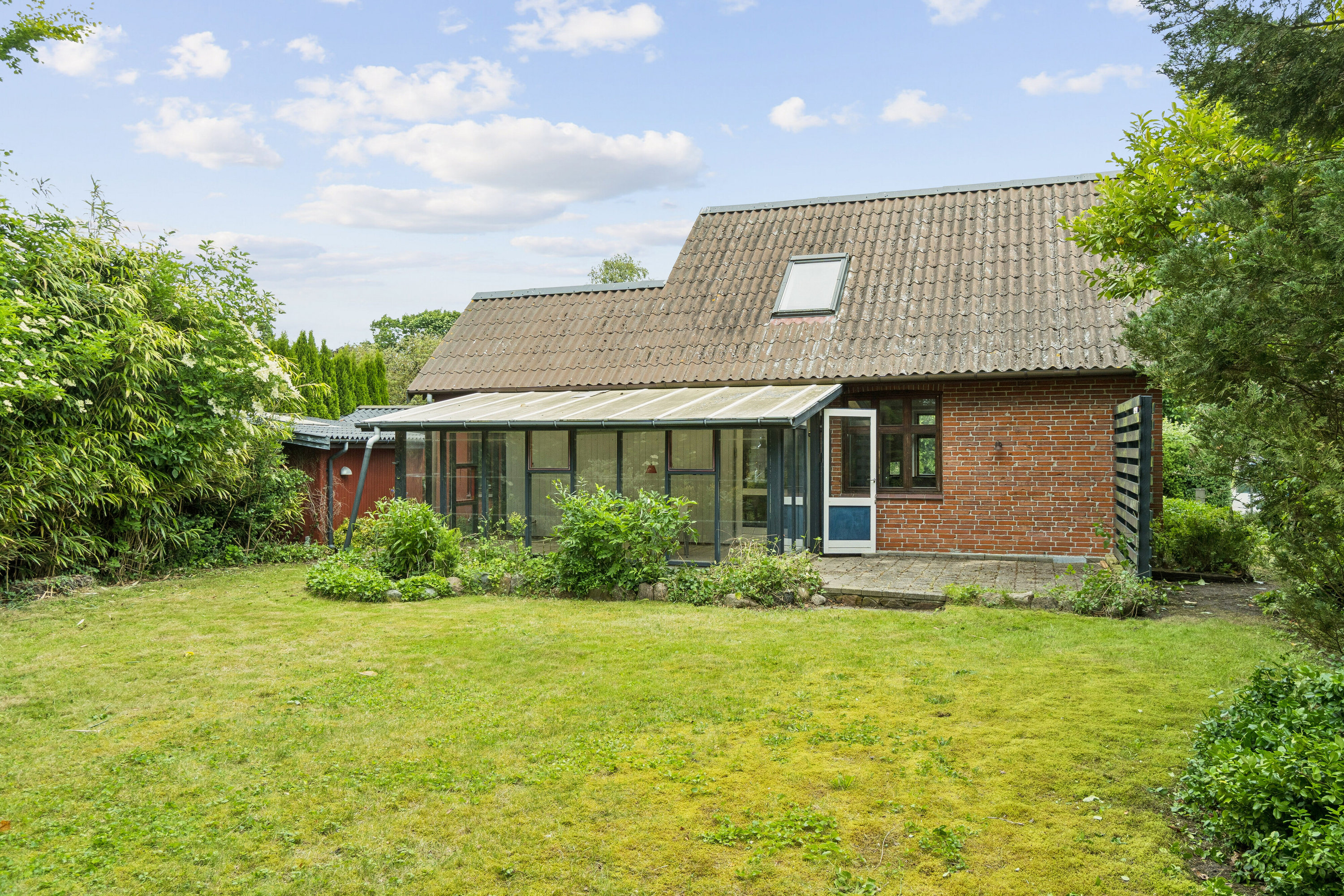 Fremhævet set fra haven billede i fuldskærmstilstand. Billede af Frankerupvej 133, Flakkebjerg, 4200 Slagelse