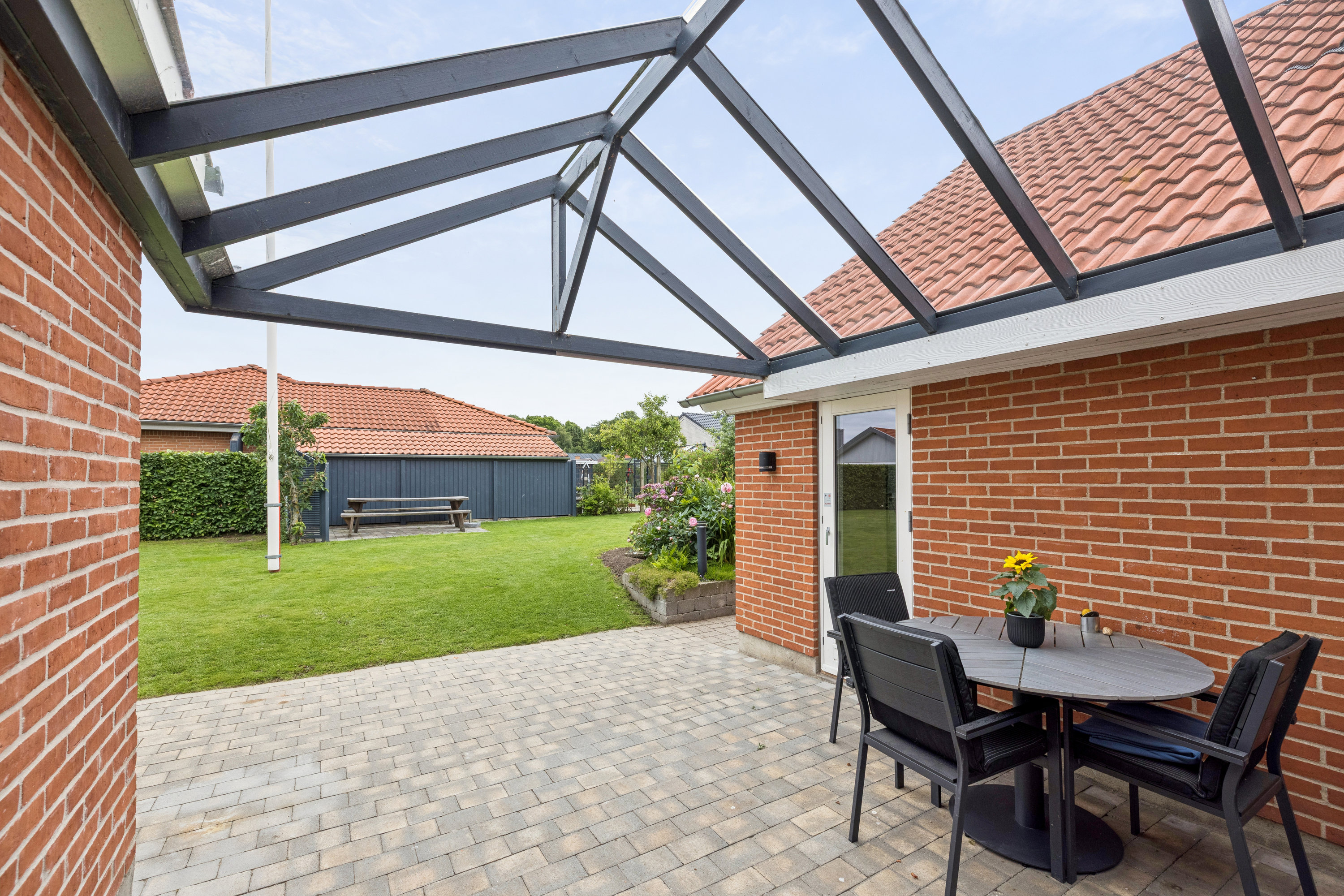Fremhævet terrasse billede i fuldskærmstilstand. Billede af Skibelundvej 25, 8850 Bjerringbro