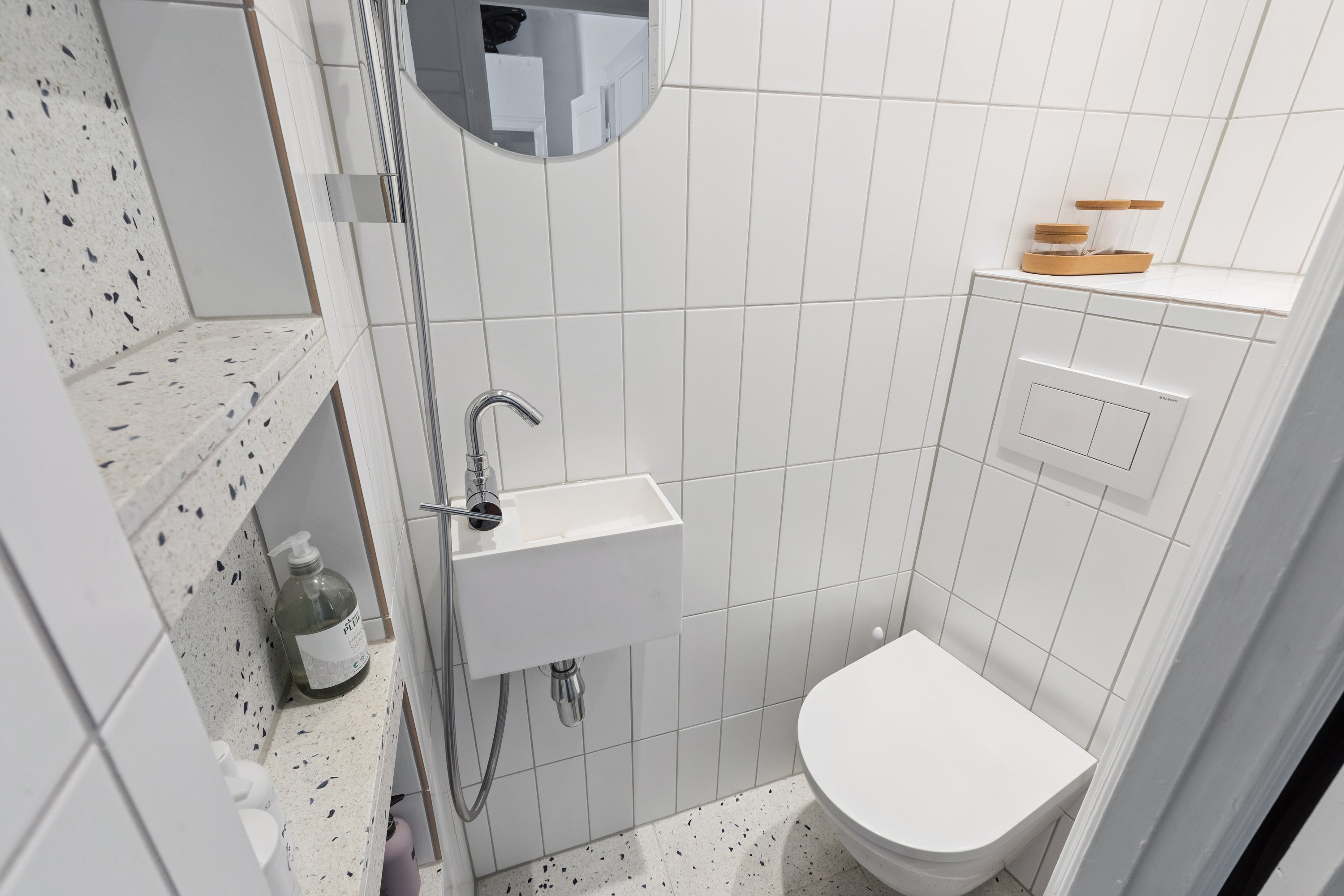 Fremhævet badeværelse billede i fuldskærmstilstand. Billede af Valgårdsvej 3, 1. tv., 2500 Valby