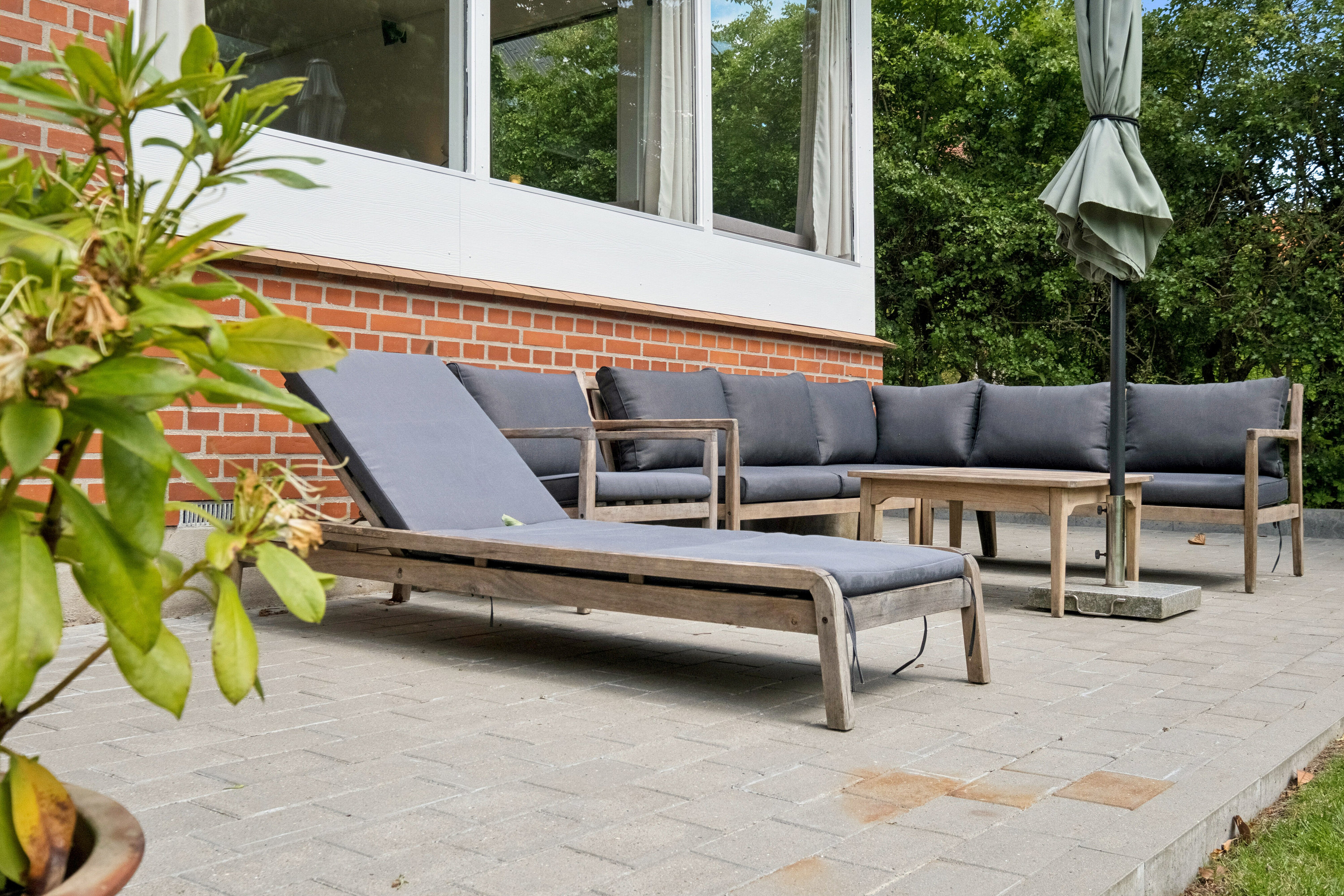 Fremhævet terrasse billede i fuldskærmstilstand. Billede af Kærvej 15, 9800 Hjørring