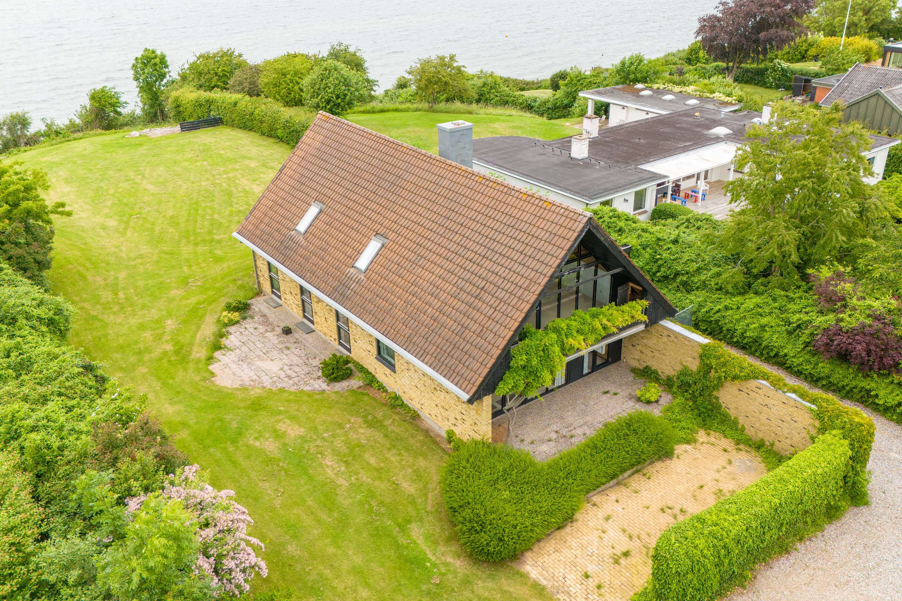 Fremhævet luftfoto billede i fuldskærmstilstand. Billede af Trelde Næsvej 41B, Trelde, 7000 Fredericia