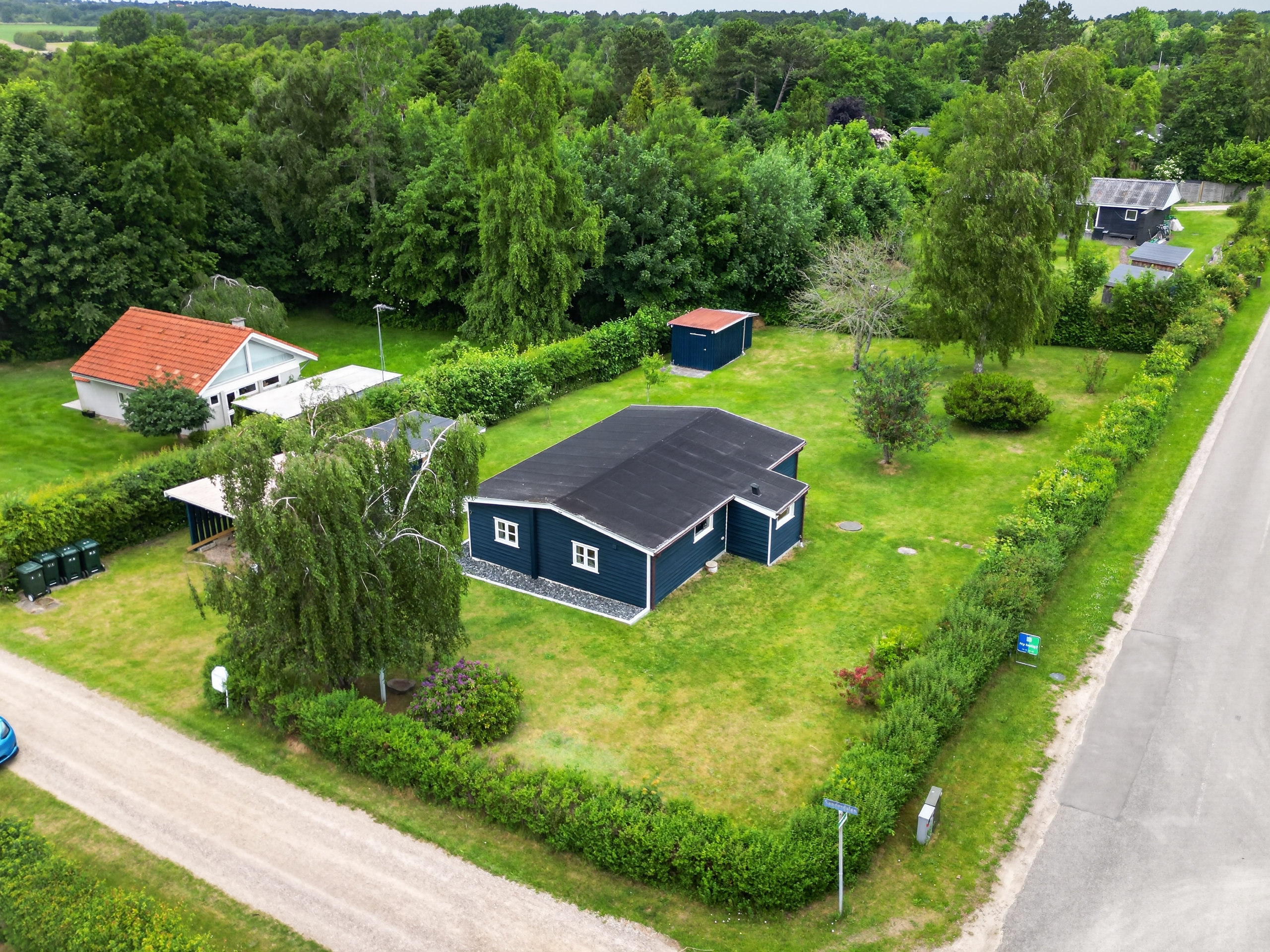 Fremhævet luftfoto billede i fuldskærmstilstand. Billede af Sønderdalen 2, Nyrup, 4500 Nykøbing Sj