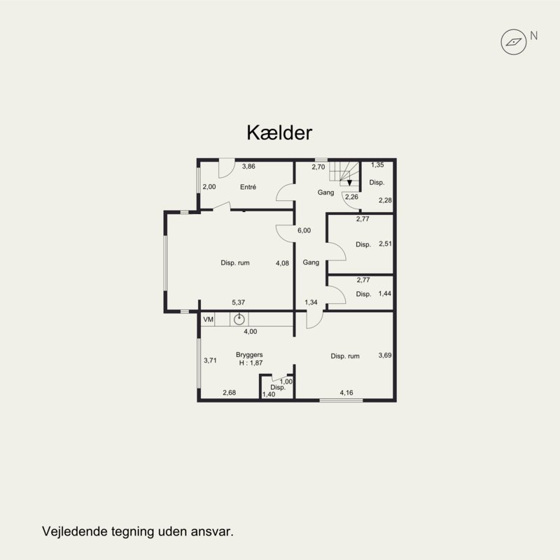 Plantegninger billede af Bakkevej 2, 8300 Odder