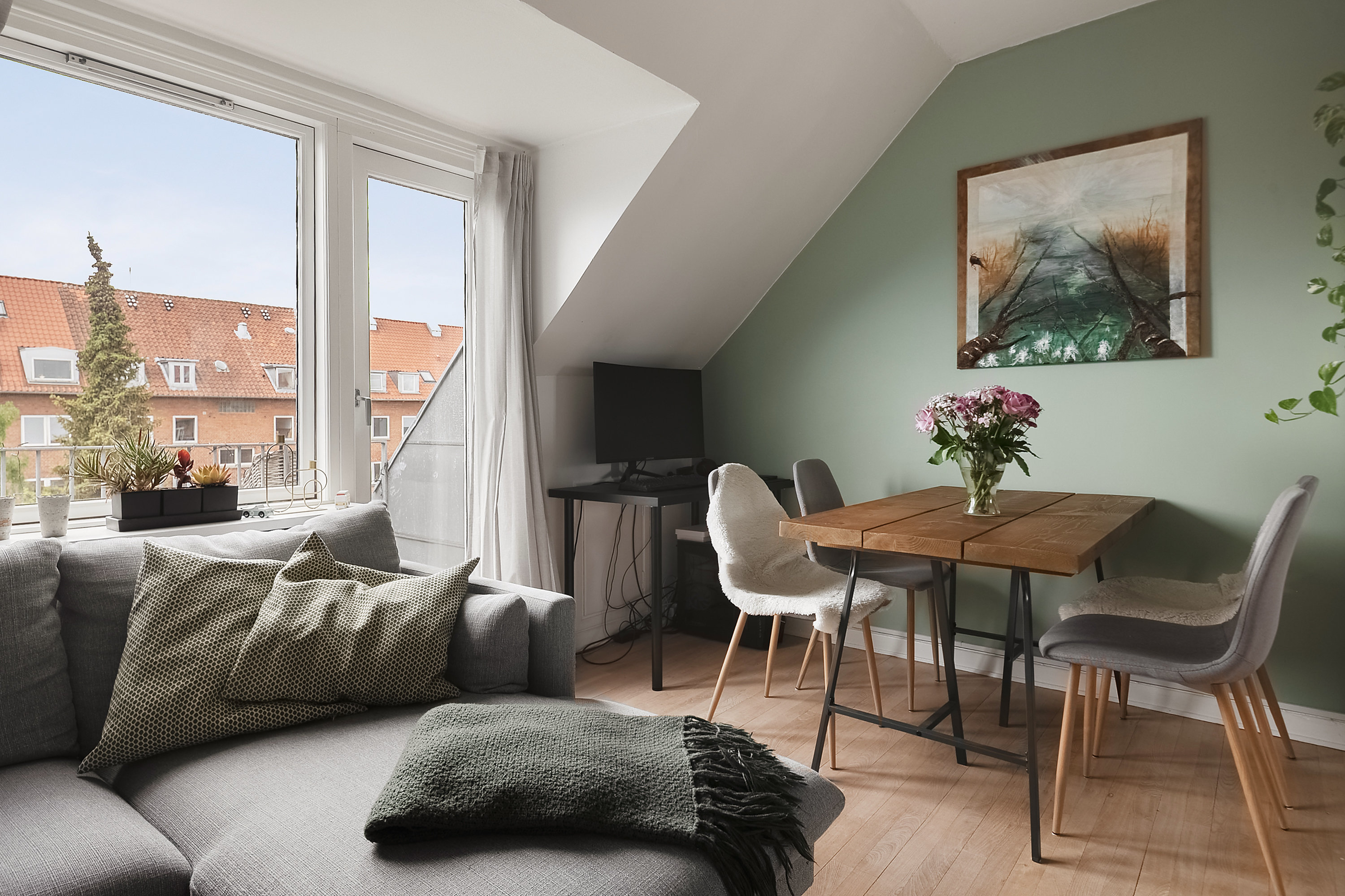 Fremhævet spisestue billede i fuldskærmstilstand. Billede af Finsensgade 73, 4. tv., 8200 Aarhus N