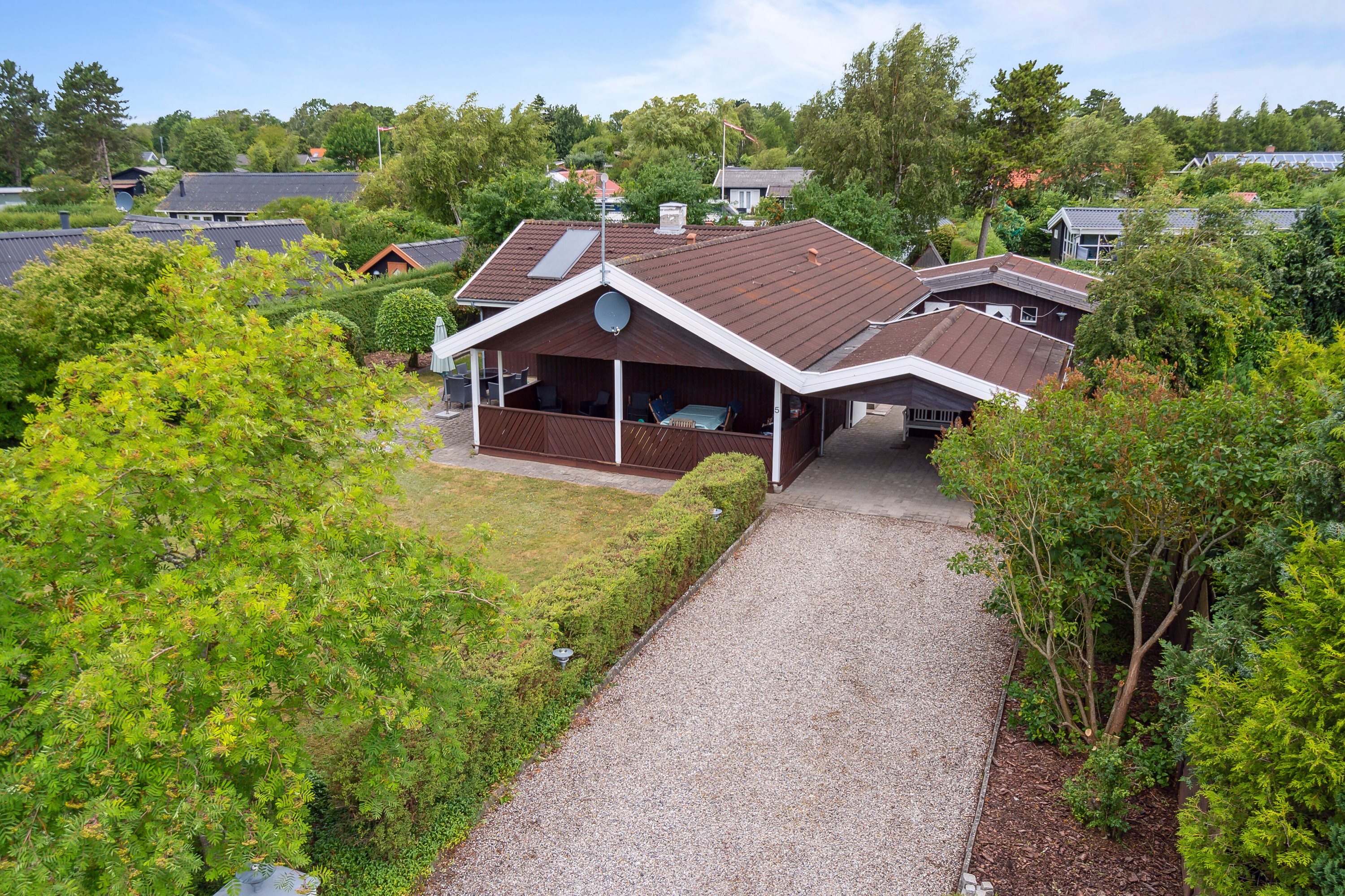 Fremhævet set fra vejen billede i fuldskærmstilstand. Billede af Gærdesangervej 5, 4200 Slagelse