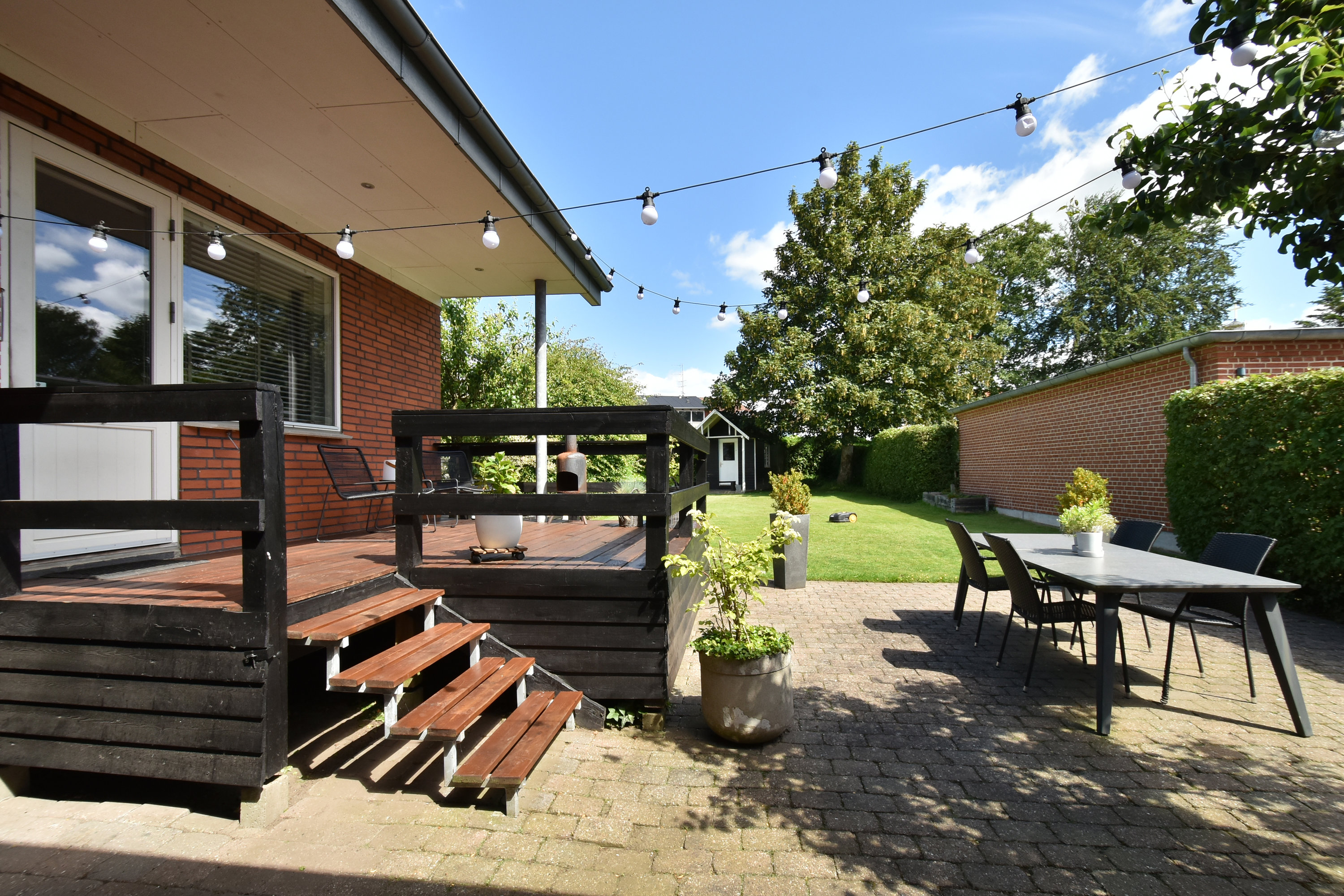 Fremhævet terrasse billede i fuldskærmstilstand. Billede af Danasvej 42, 7400 Herning