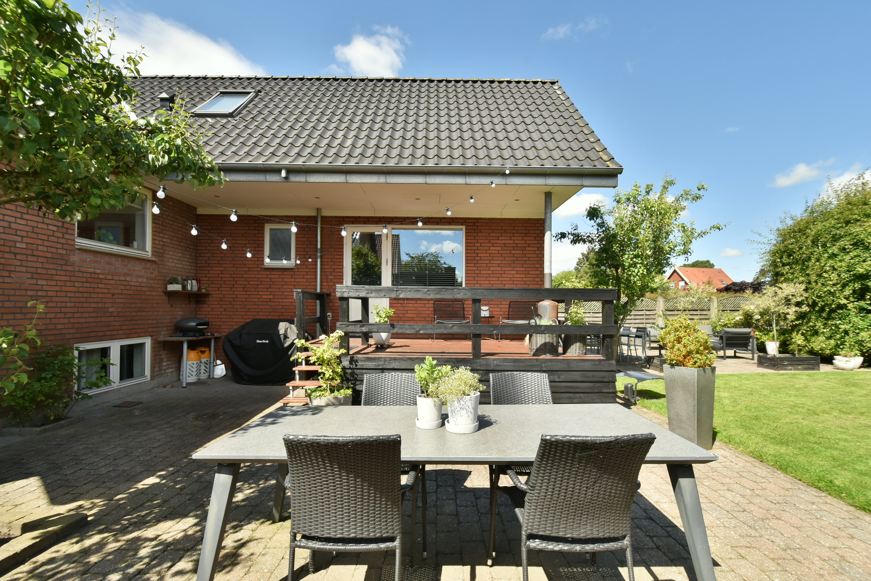 Fremhævet terrasse billede i fuldskærmstilstand. Billede af Danasvej 42, 7400 Herning