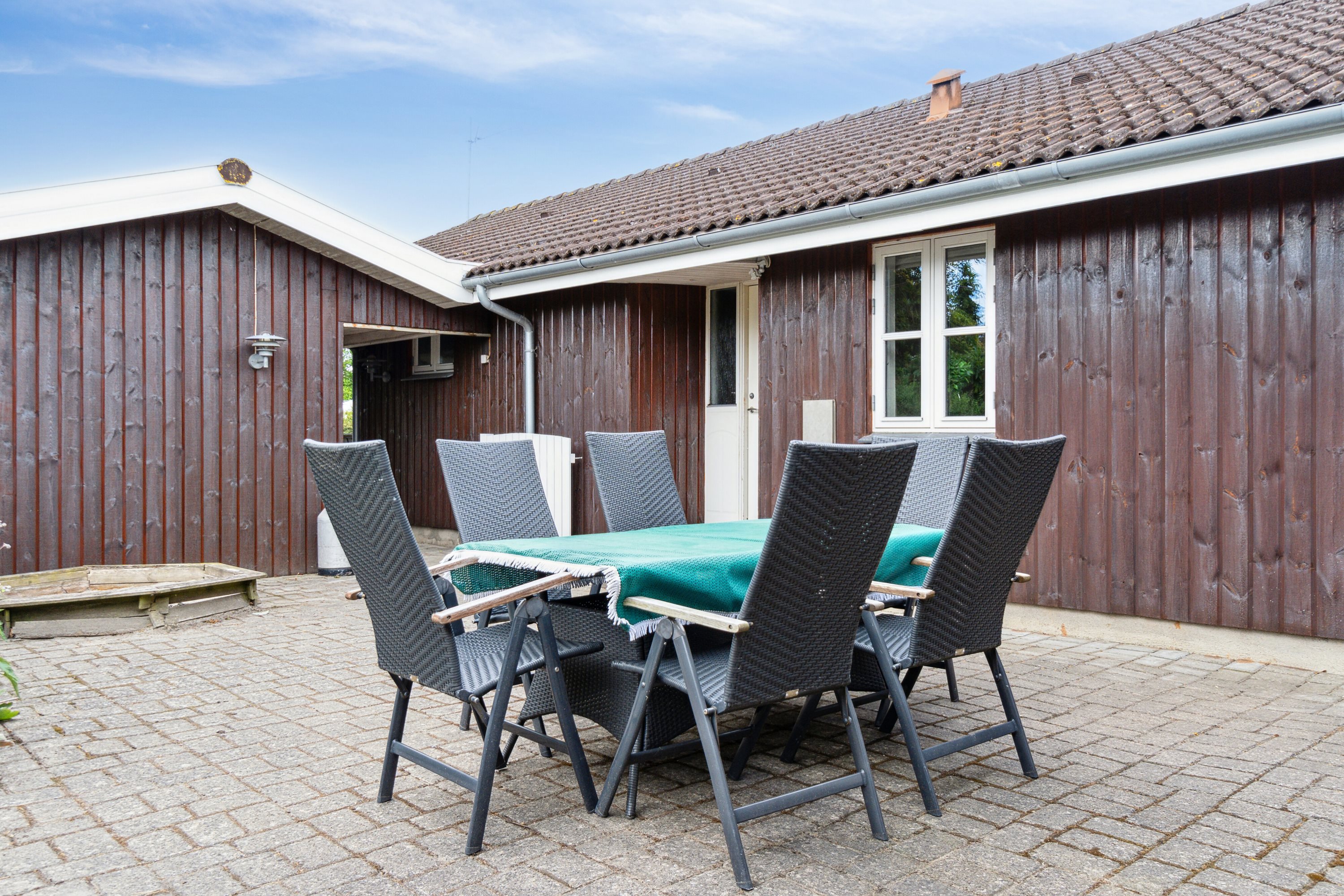 Fremhævet terrasse billede i fuldskærmstilstand. Billede af Gærdesangervej 5, 4200 Slagelse