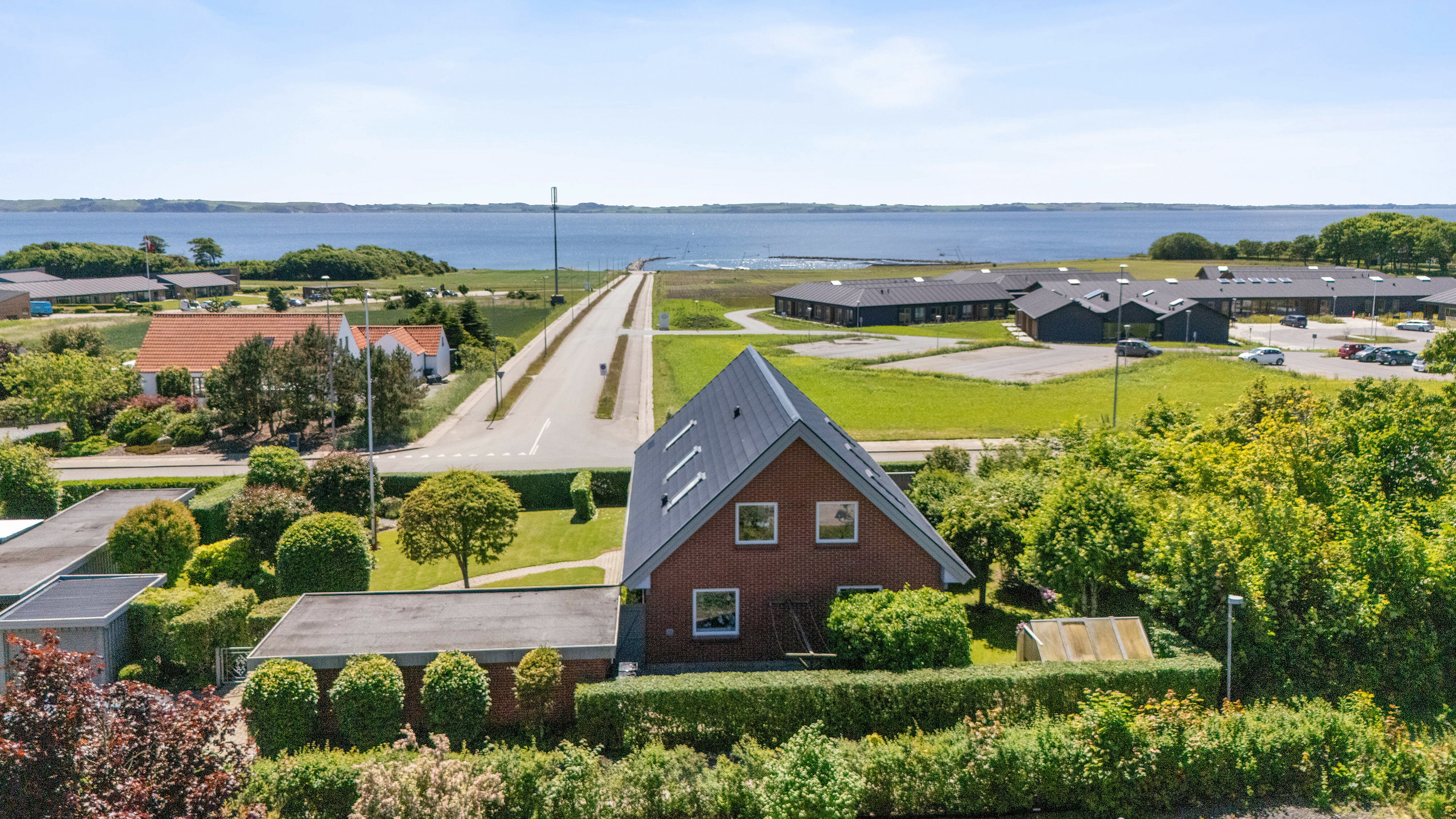 Fremhævet luftfoto billede i fuldskærmstilstand. Billede af Ribesvej 3, 7700 Thisted