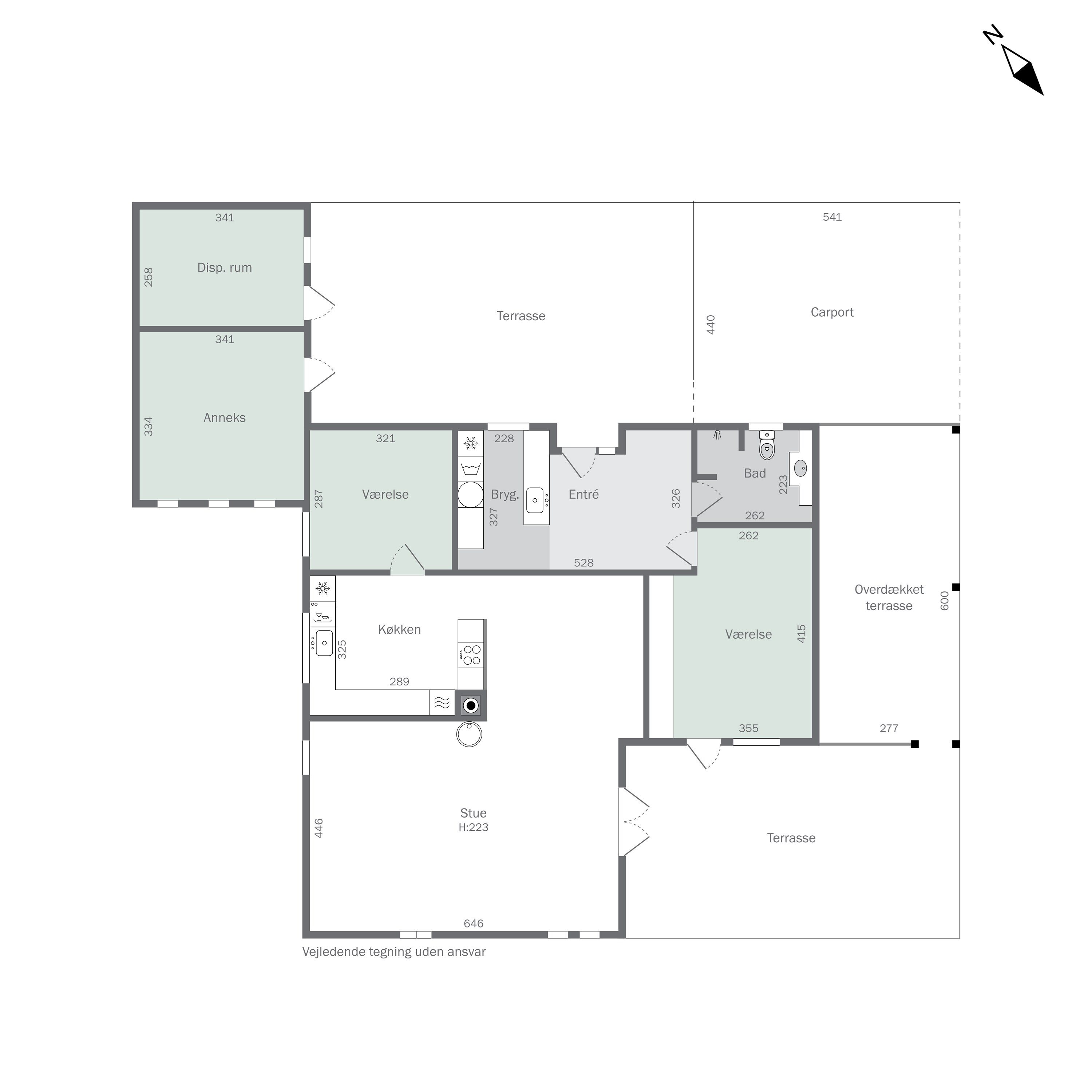 Plantegninger billede af Gærdesangervej 5, 4200 Slagelse