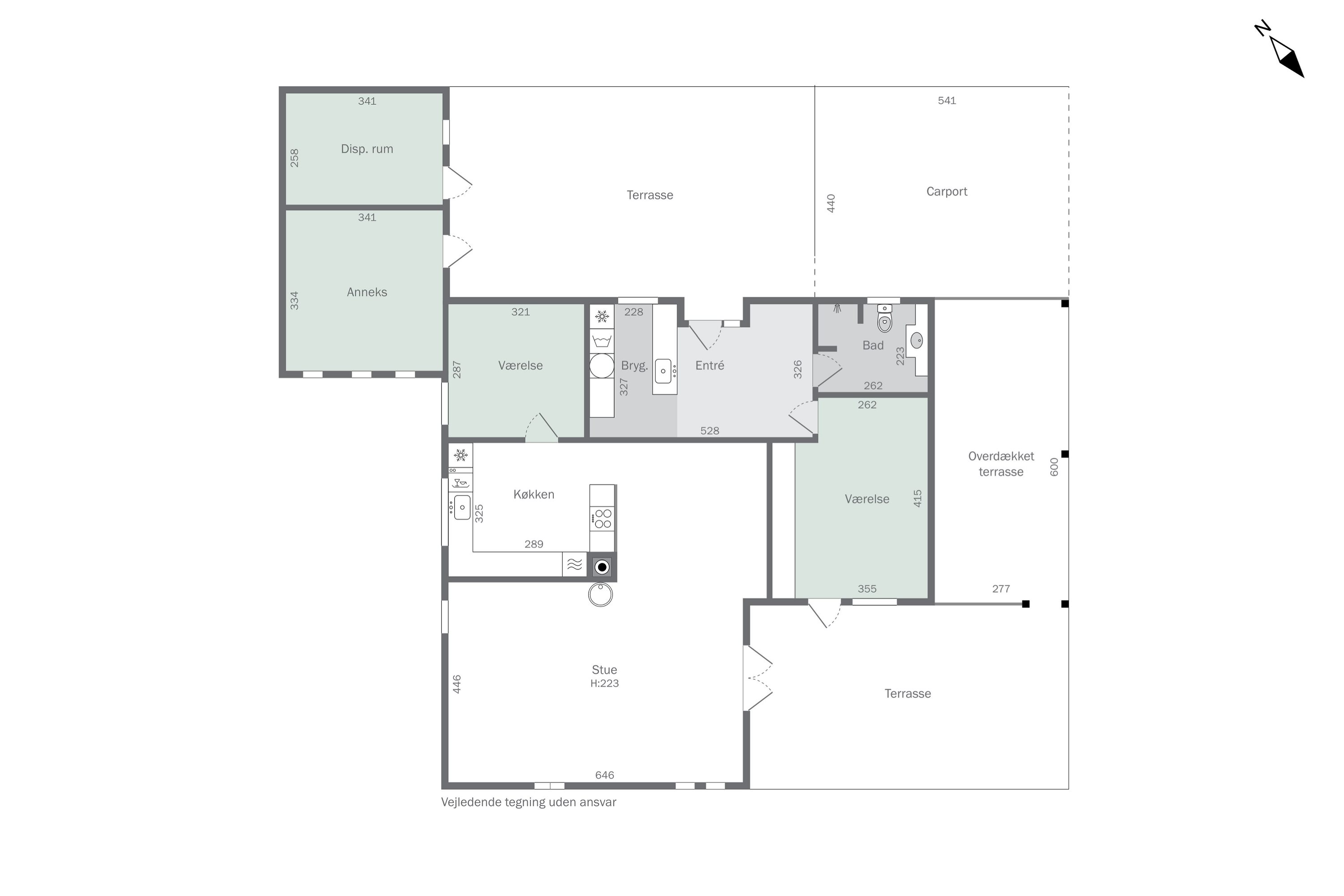 Plantegninger billede af Gærdesangervej 5, 4200 Slagelse