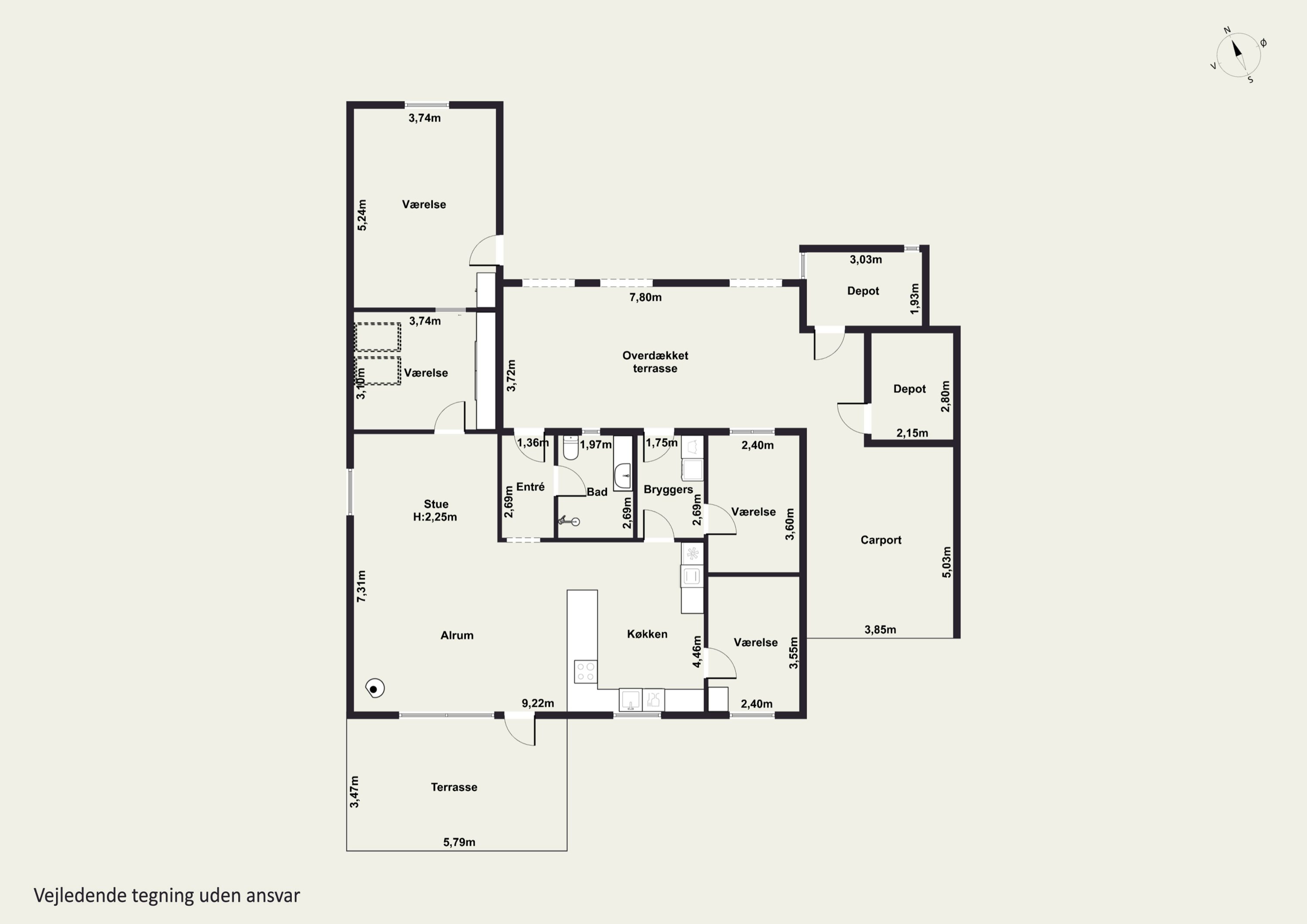 Plantegninger billede af Lien 38, V Vandet, 7700 Thisted