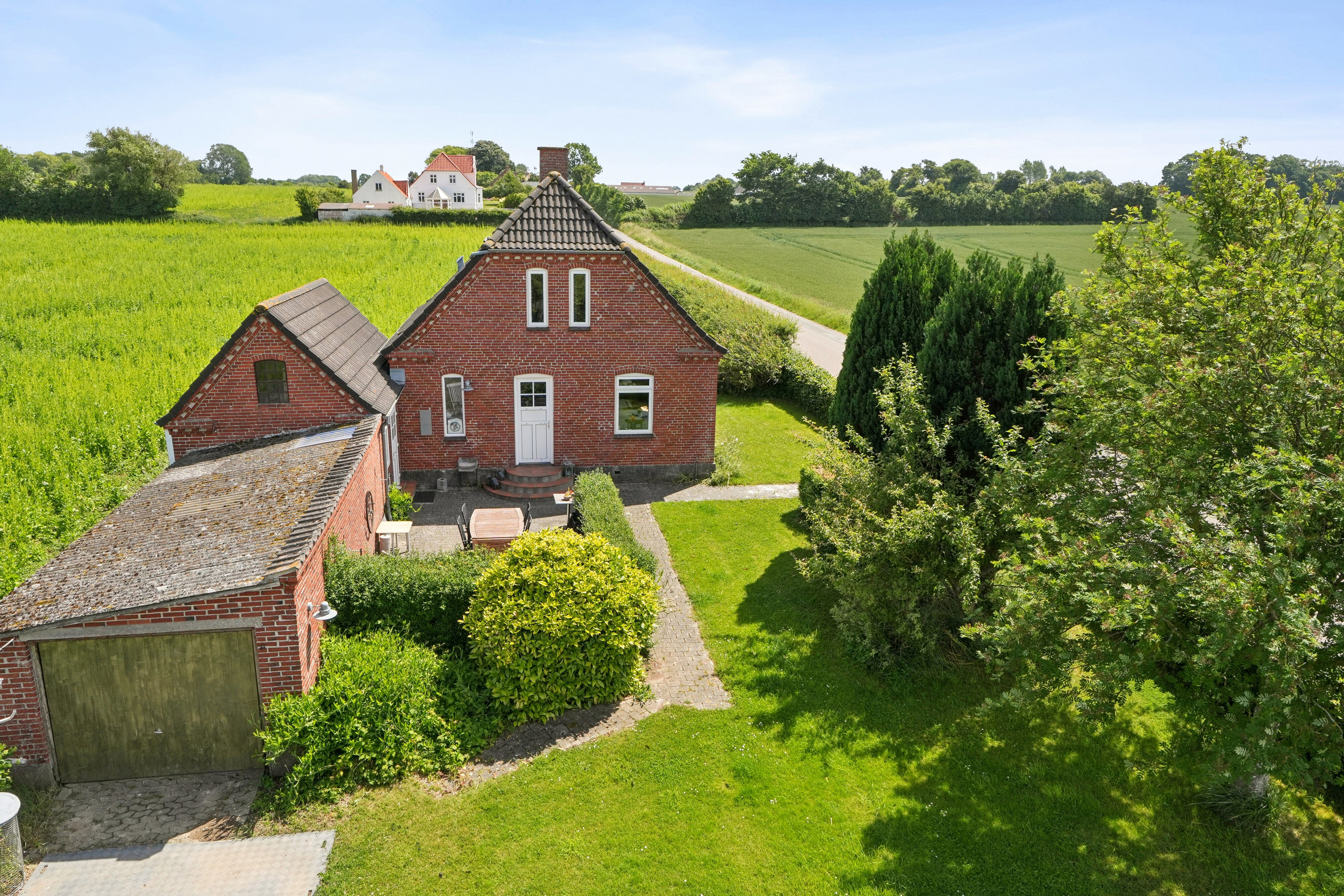 Fremhævet set fra haven billede i fuldskærmstilstand. Billede af Dageløkkevej 20, Dageløkke, 5953 Tranekær