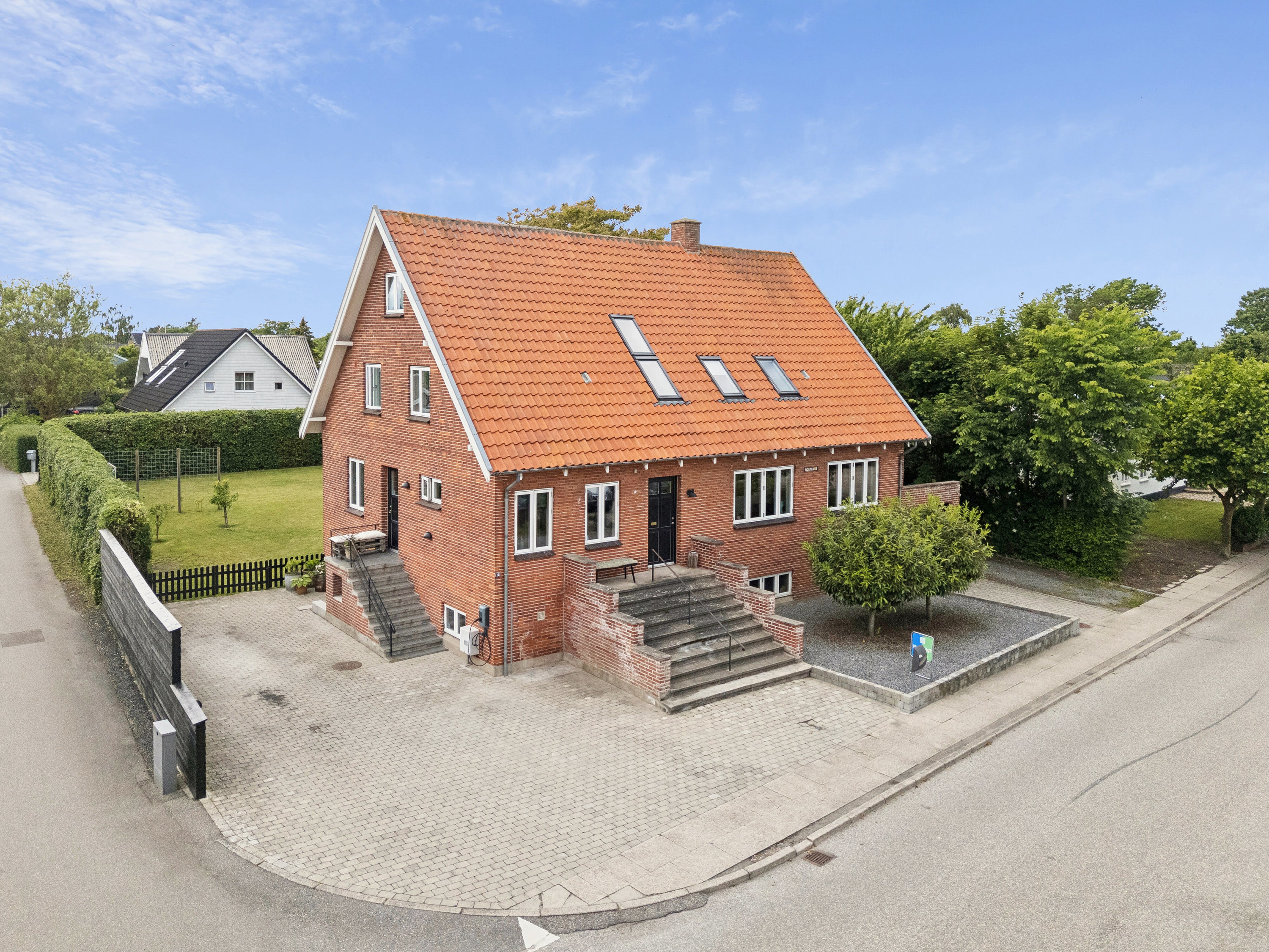 Fremhævet luftfoto billede i fuldskærmstilstand. Billede af Kirkevej 12, 4241 Vemmelev
