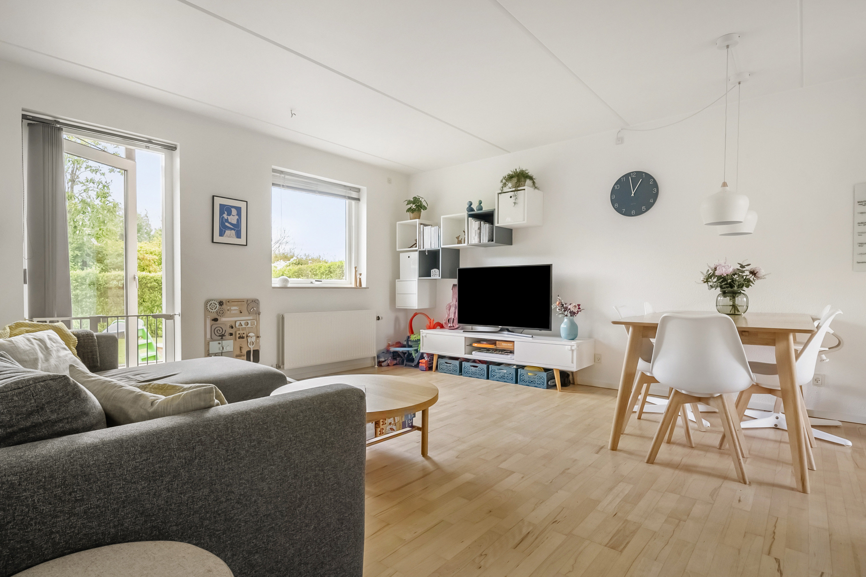 Fremhævet stue billede i fuldskærmstilstand. Billede af Skejbytoften 161A, Skejby, 8200 Aarhus N