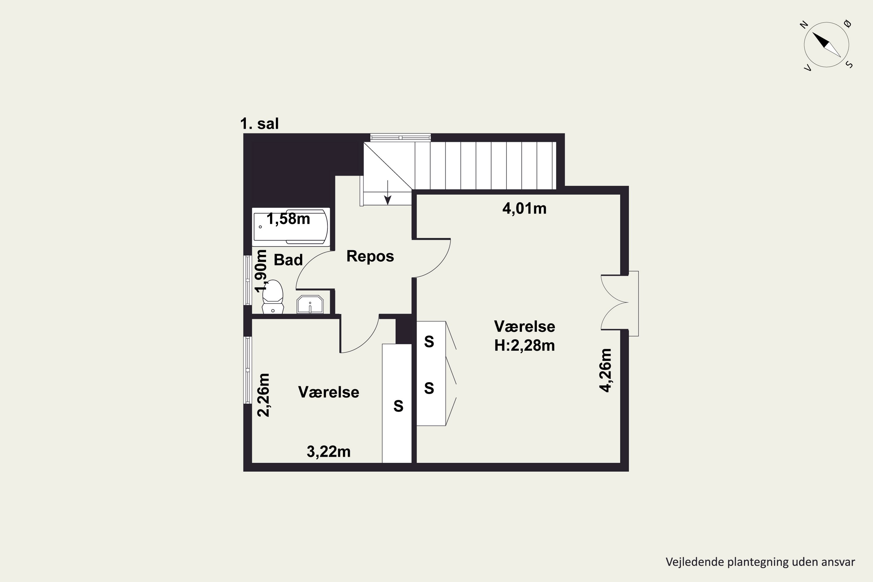 Plantegninger billede af Skolebakken 41, 2830 Virum