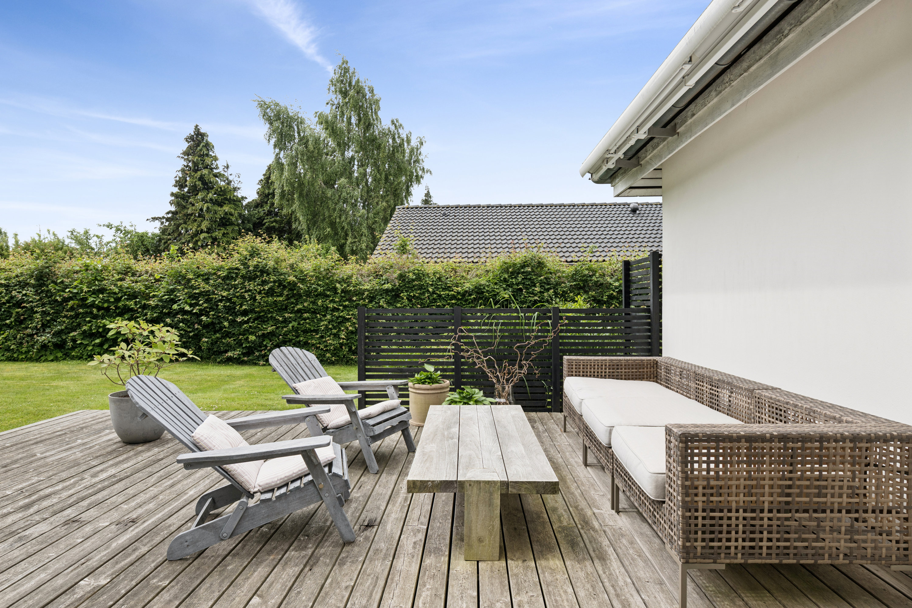 Fremhævet terrasse billede i fuldskærmstilstand. Billede af Ahornvej 11, 2830 Virum