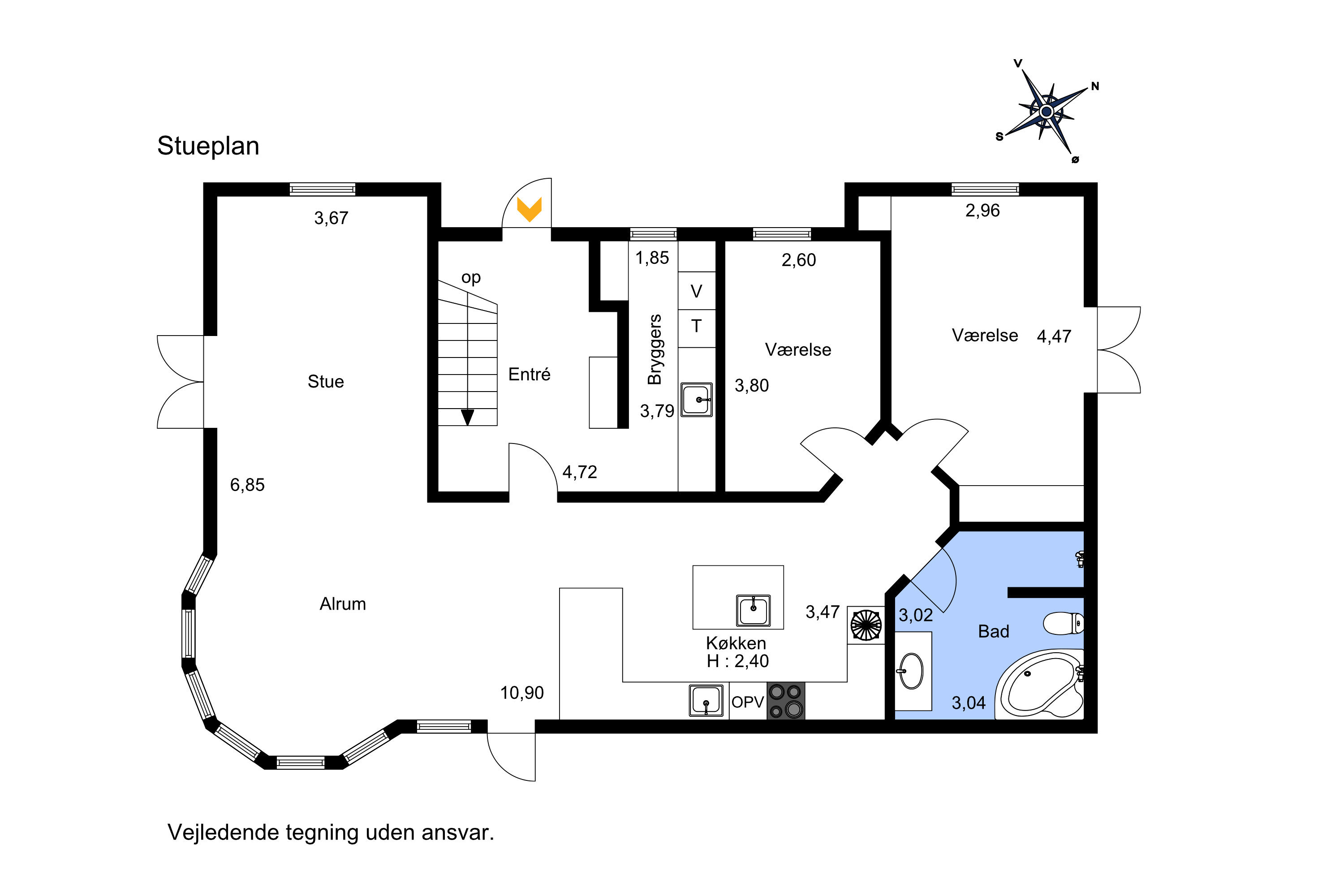 Plantegninger billede af Bispehaven 6, 9440 Aabybro