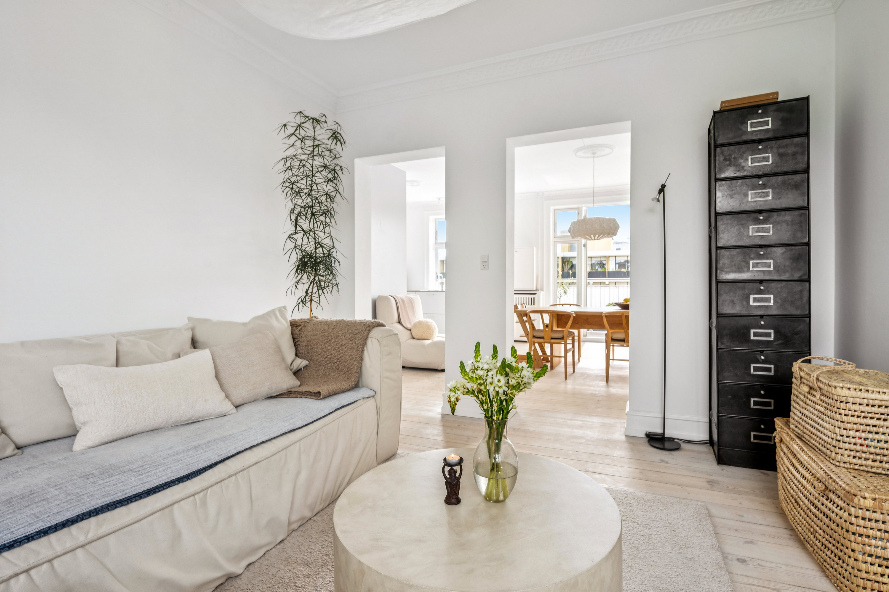 Fremhævet stue billede i fuldskærmstilstand. Billede af Nordre Fasanvej 154, 4. th., 2000 Frederiksberg
