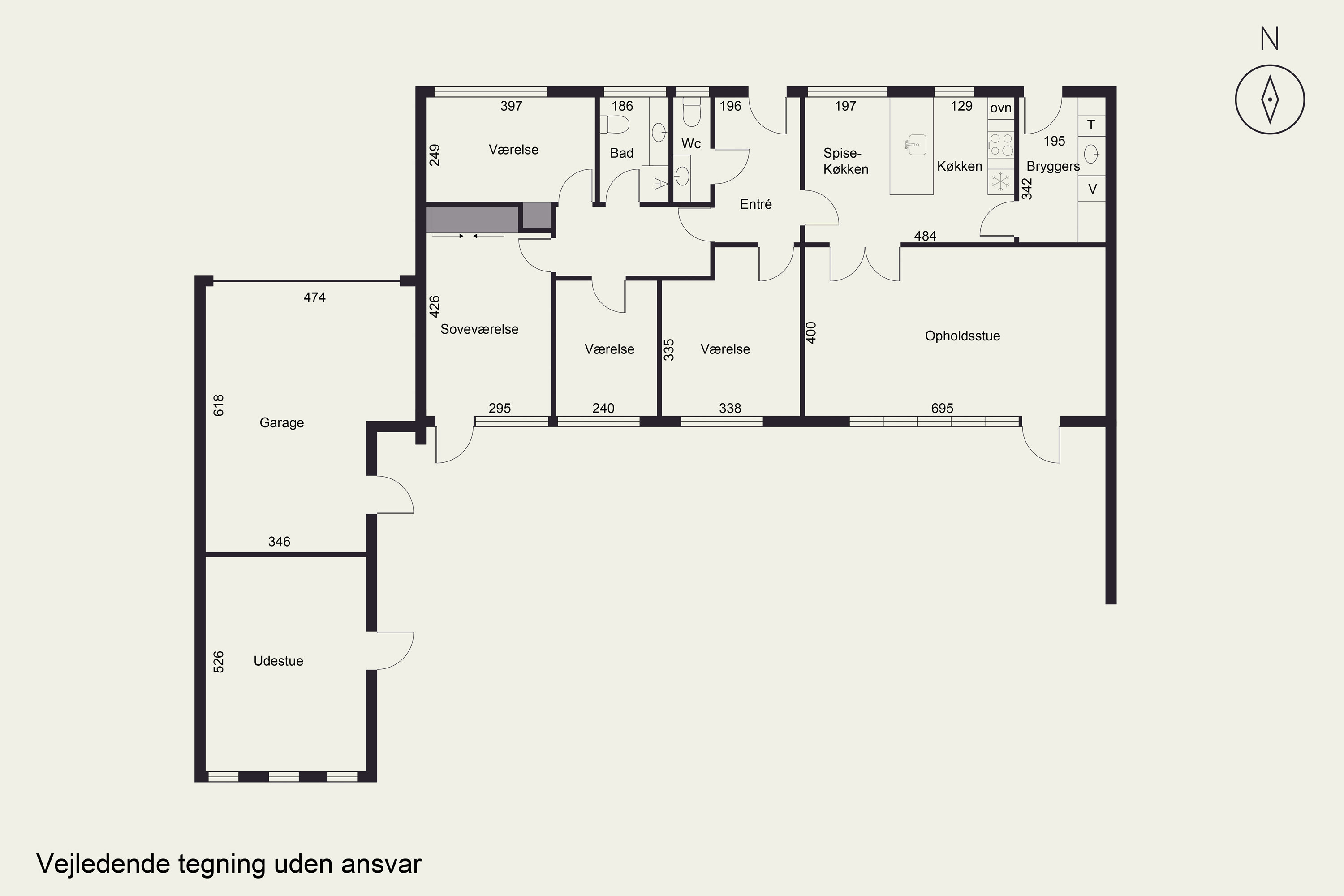 Villa: Mejløvænget 3, True, 8381 Tilst - Visning 5