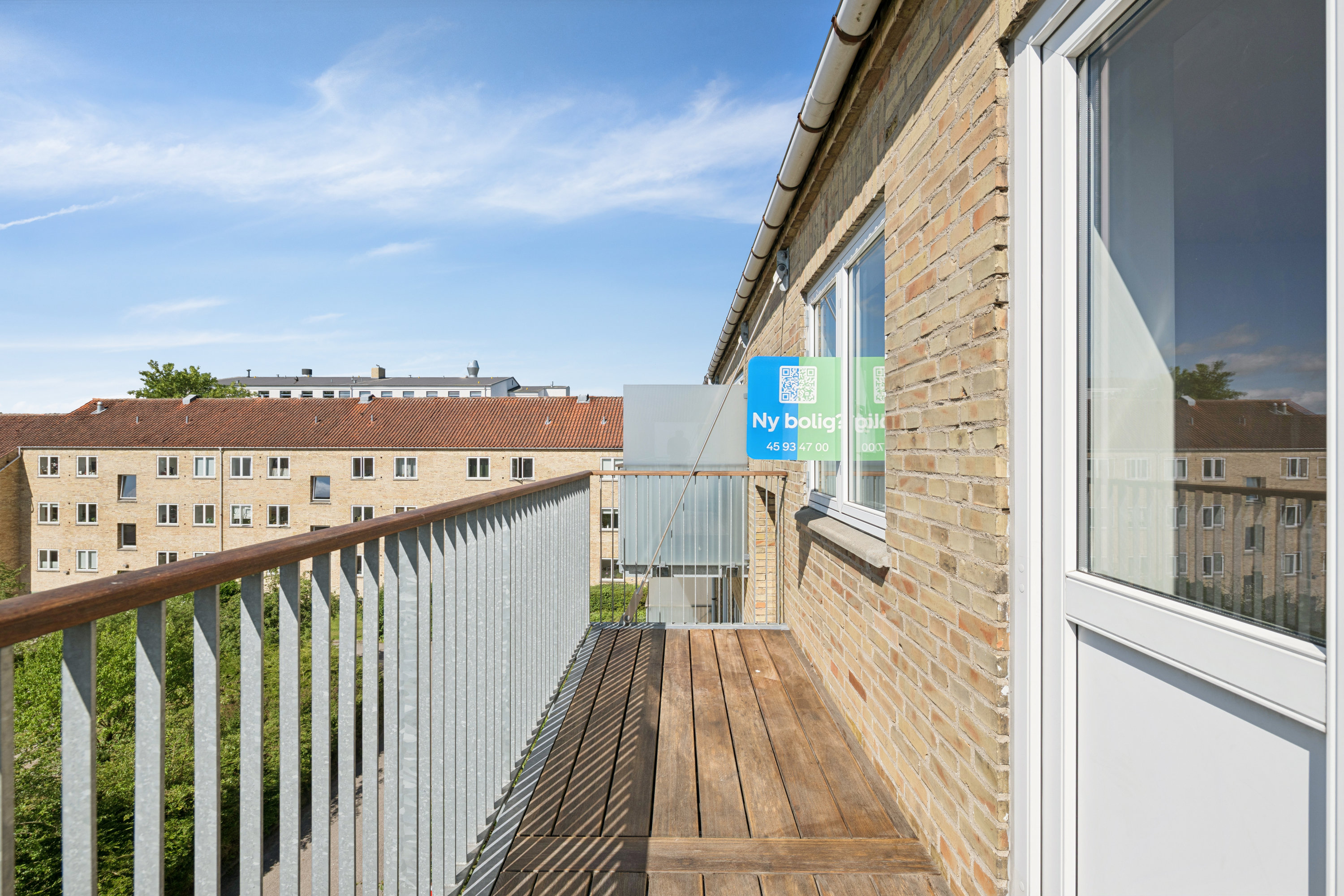 Fremhævet altan billede i fuldskærmstilstand. Billede af Lyngbygårdsvej 63, 2. th., 2800 Kongens Lyngby