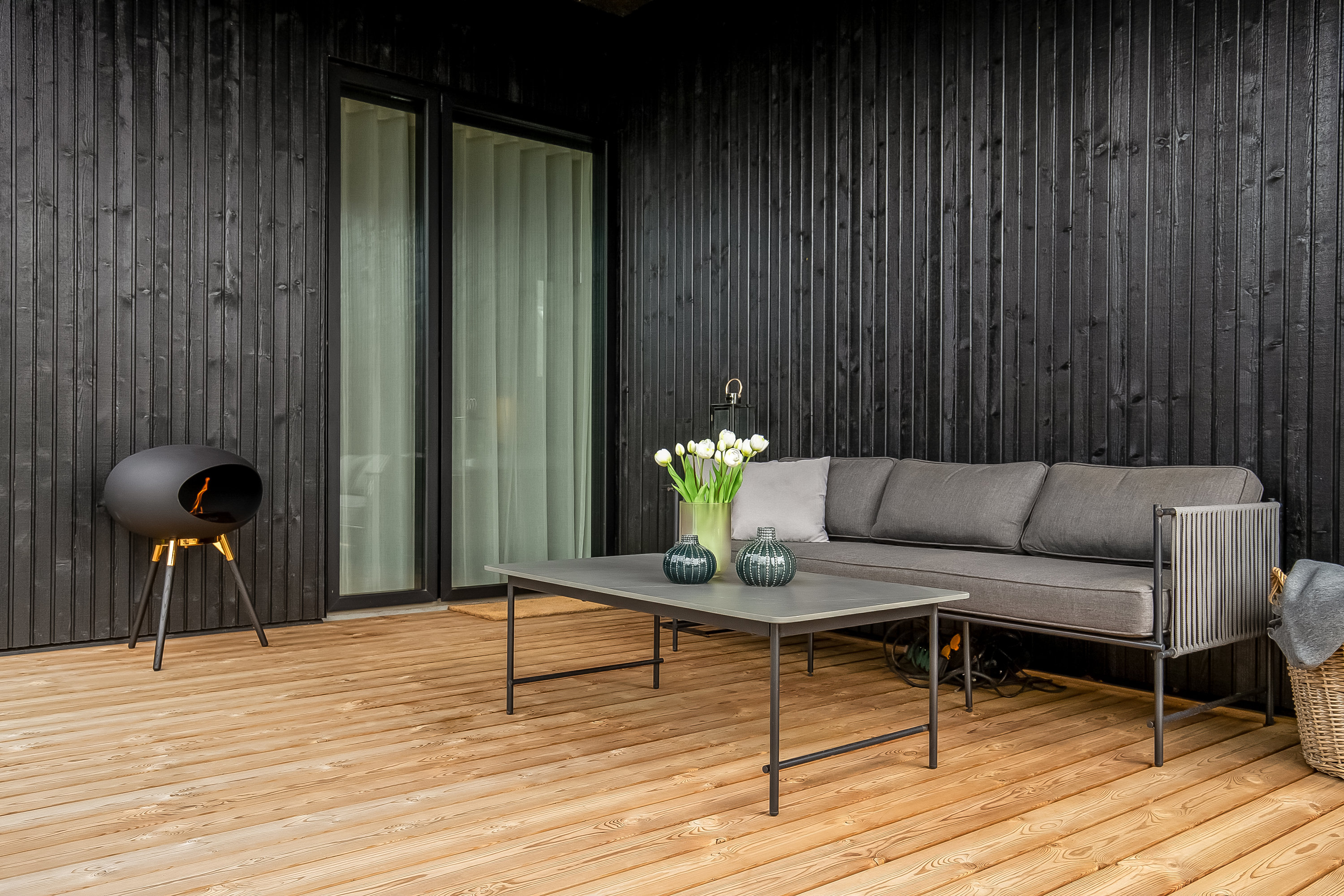 Fremhævet overdækket terrasse billede i fuldskærmstilstand. Billede af Florasvej 54, Søndermarken, 7100 Vejle