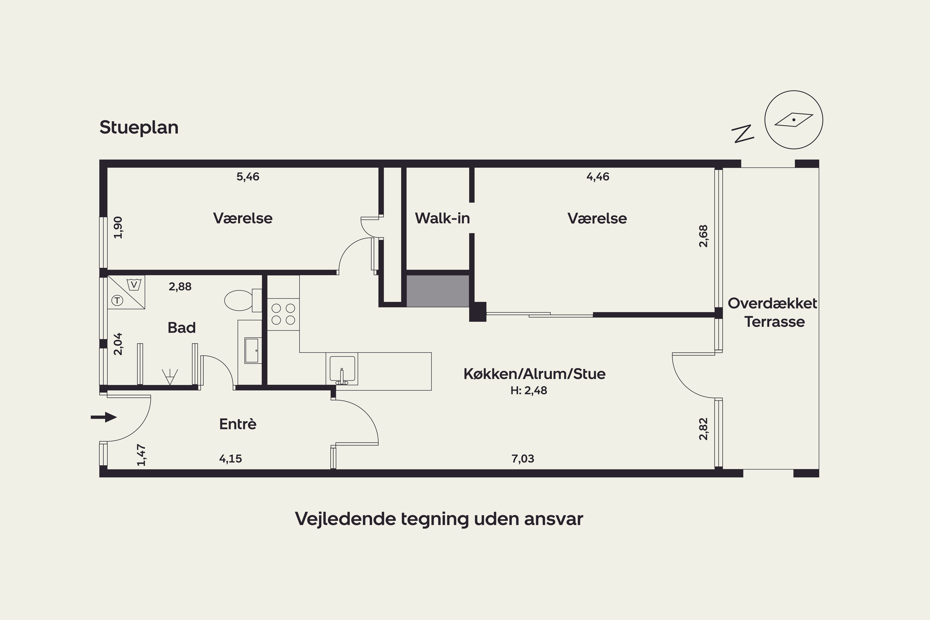 Plantegninger billede af Vestervang 40, 1. 4013., 8000 Aarhus C